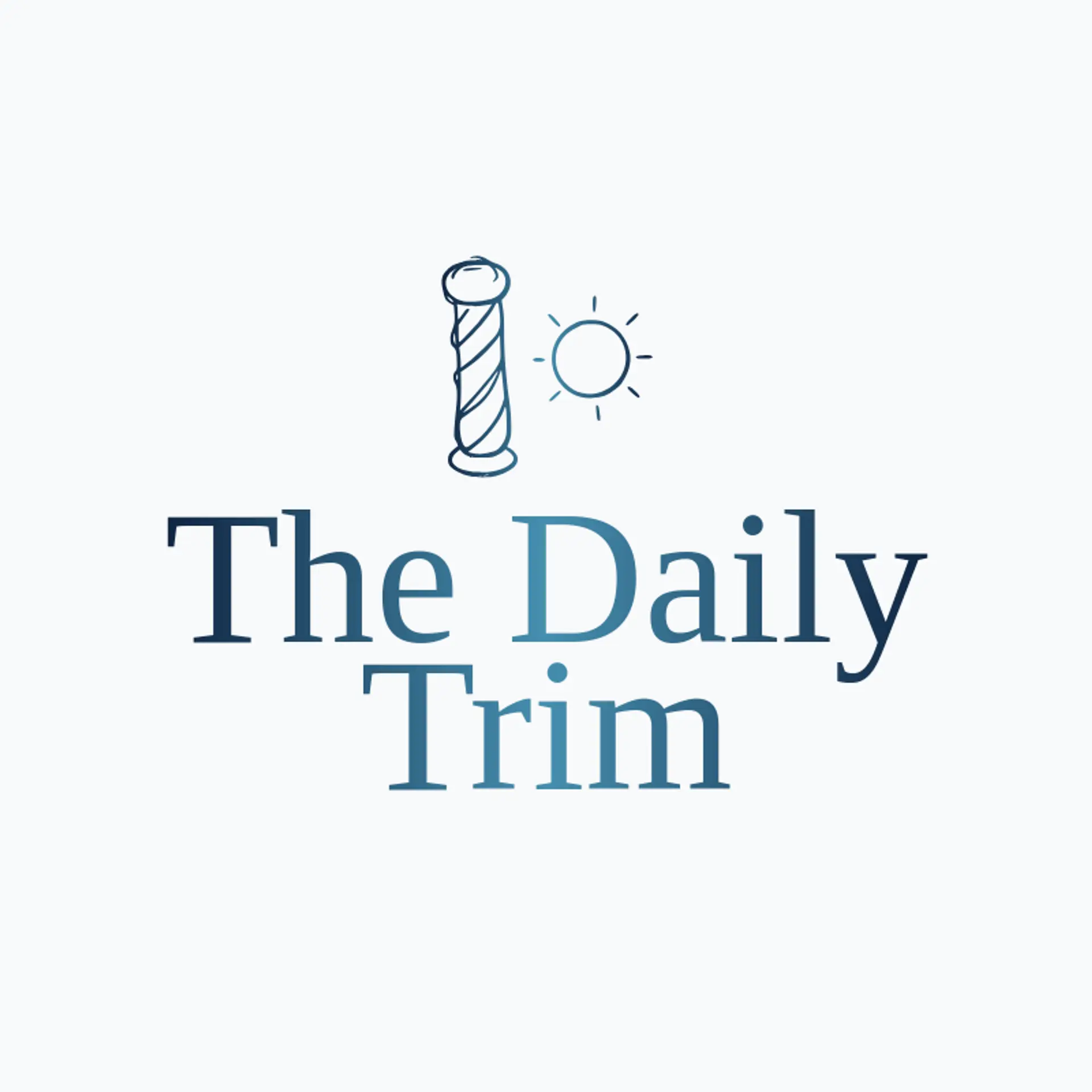 The Daily Trim logo for barber pole