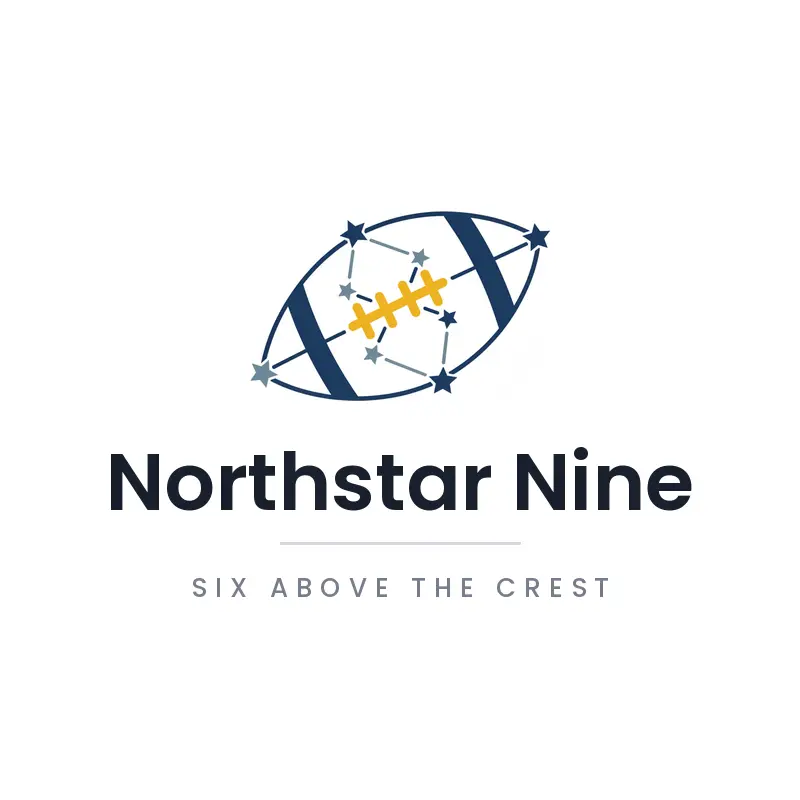Star constellation football team logo for Northstar Nine