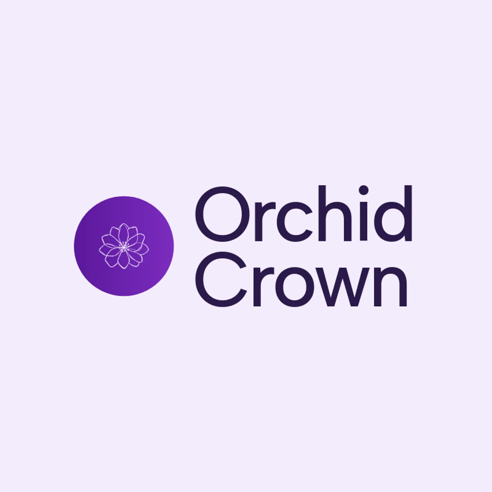 Orchid Crown logo for king