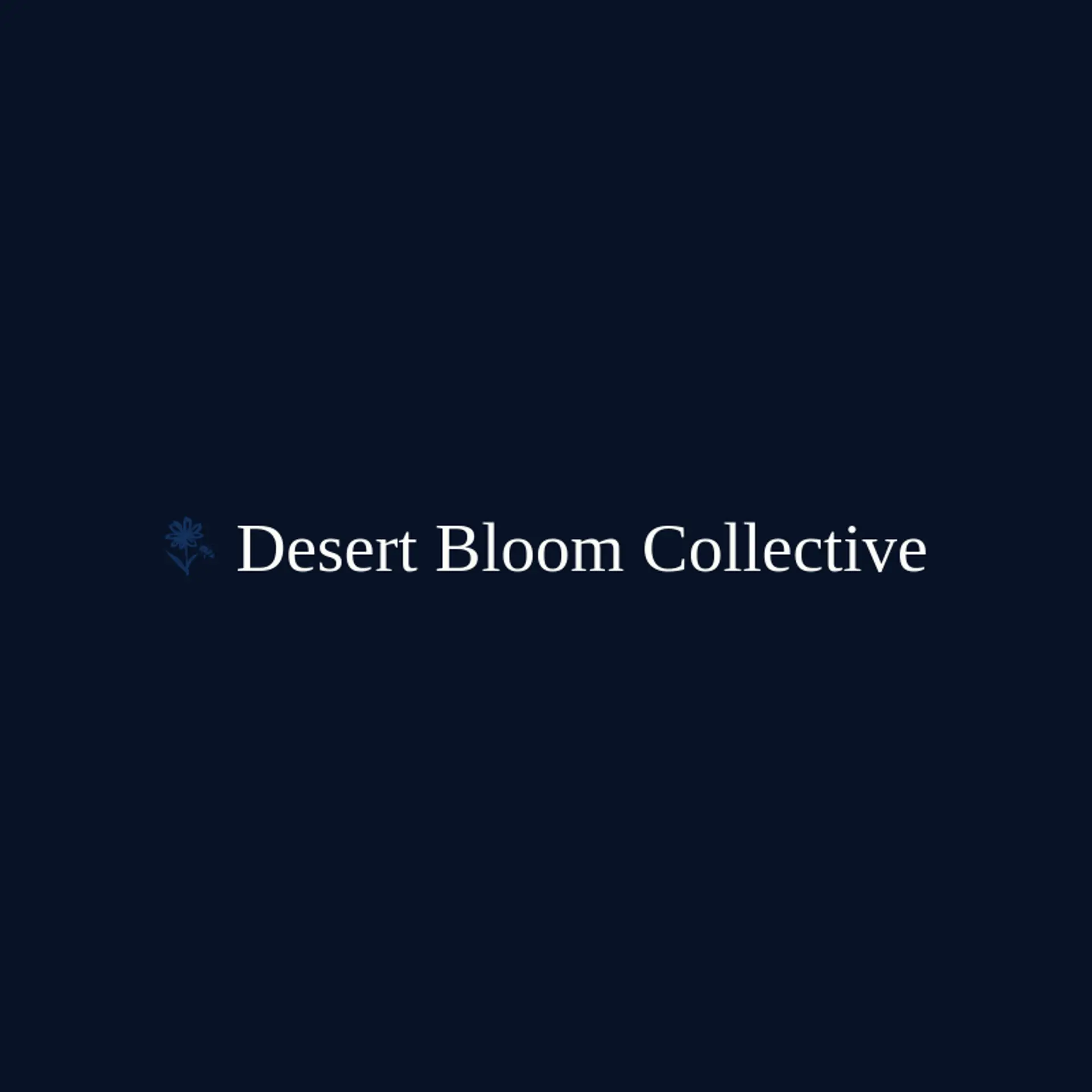 Desert Bloom Collective logo for Desert