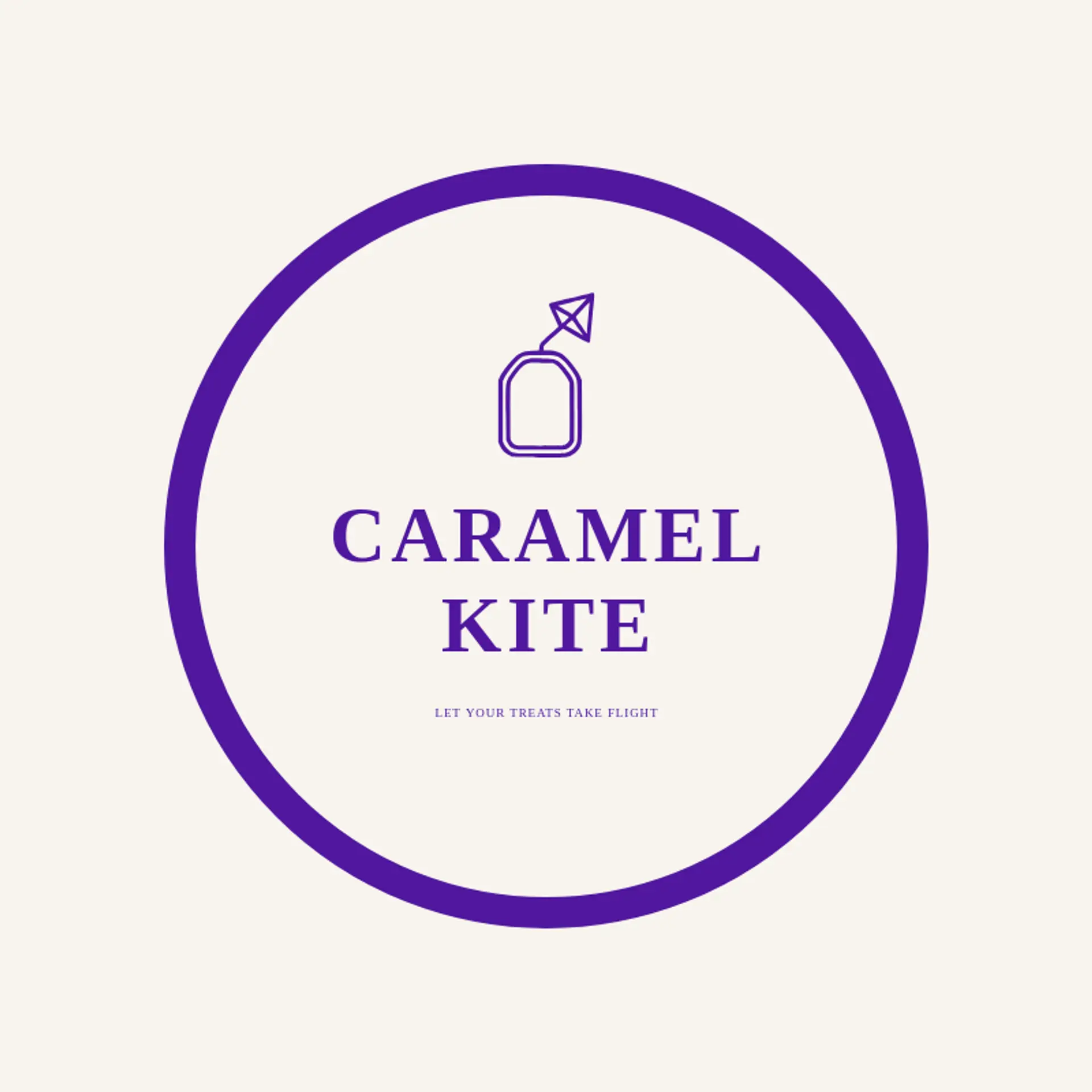 Caramel Kite logo for sweet