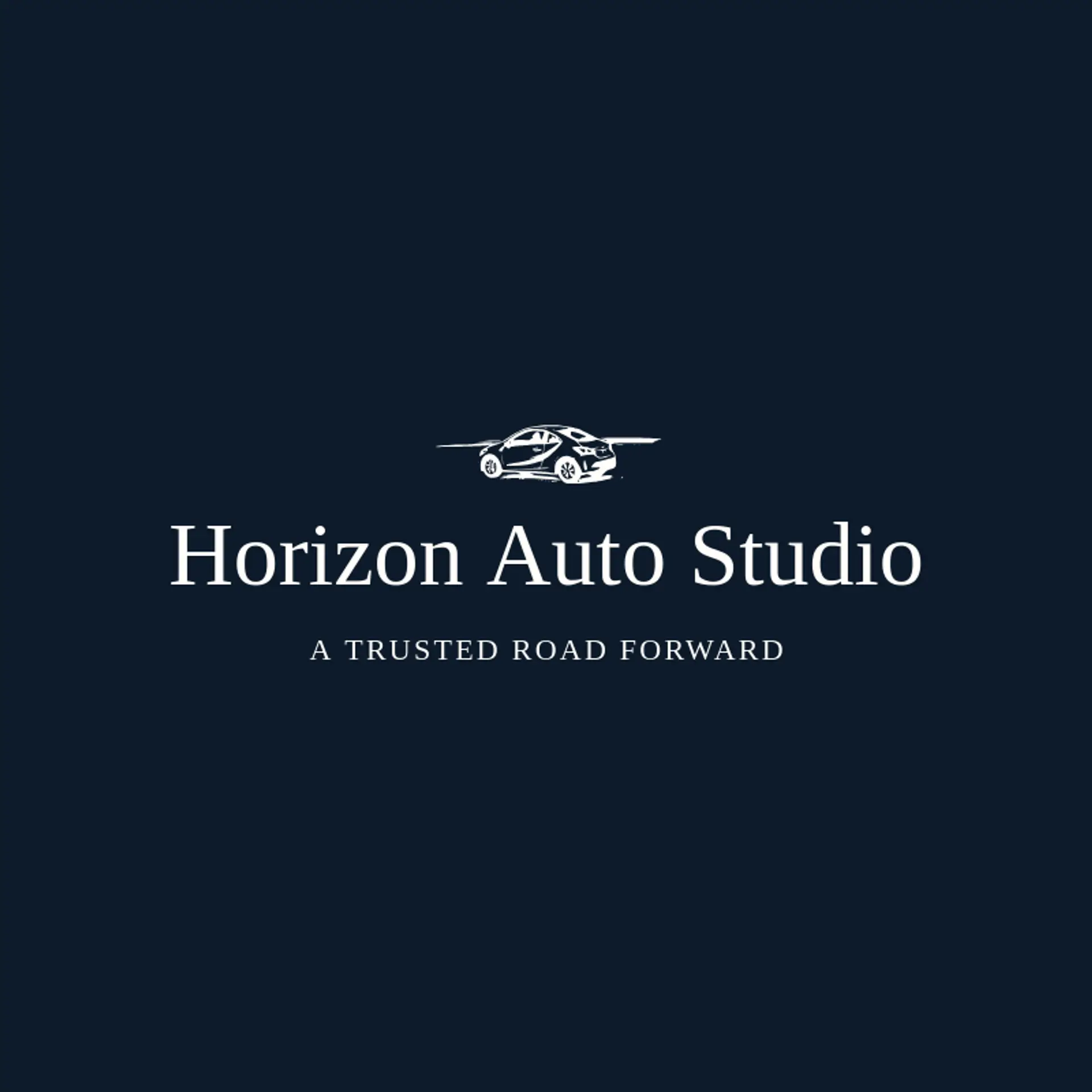 Horizon Auto Studio logo for car dealership