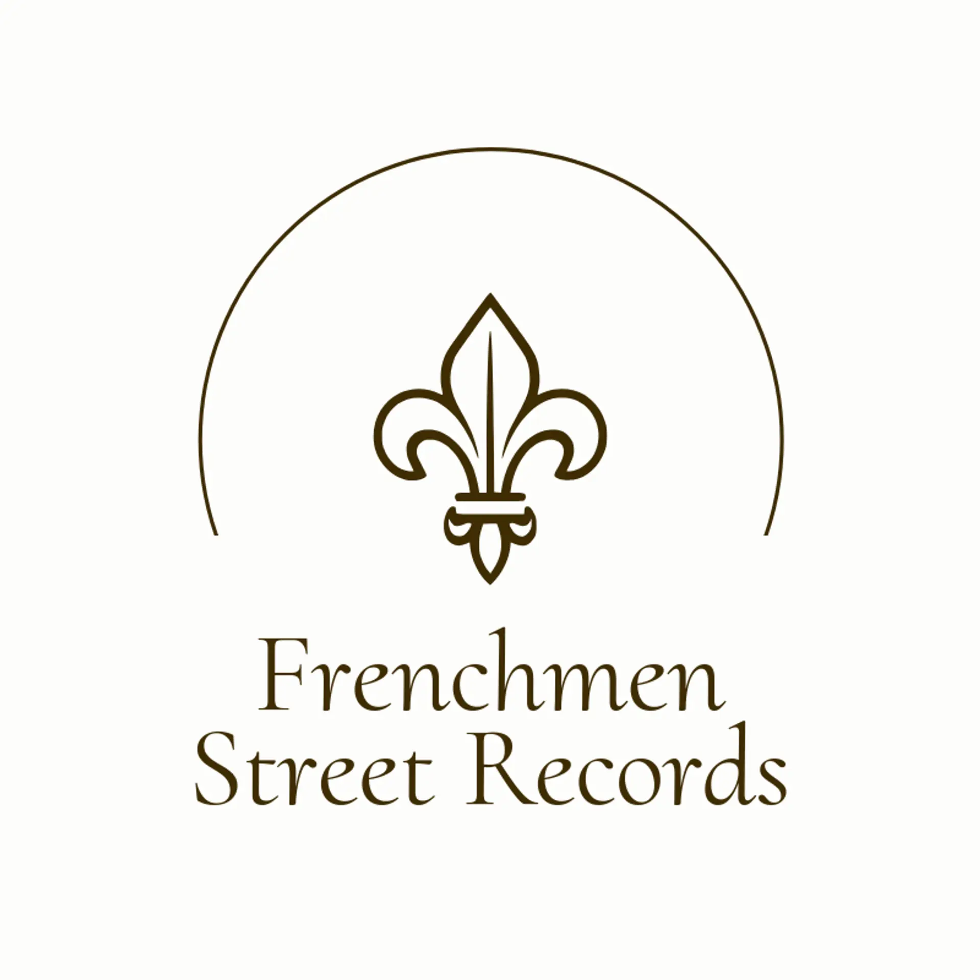 Frenchmen Street Records logo for new orleans