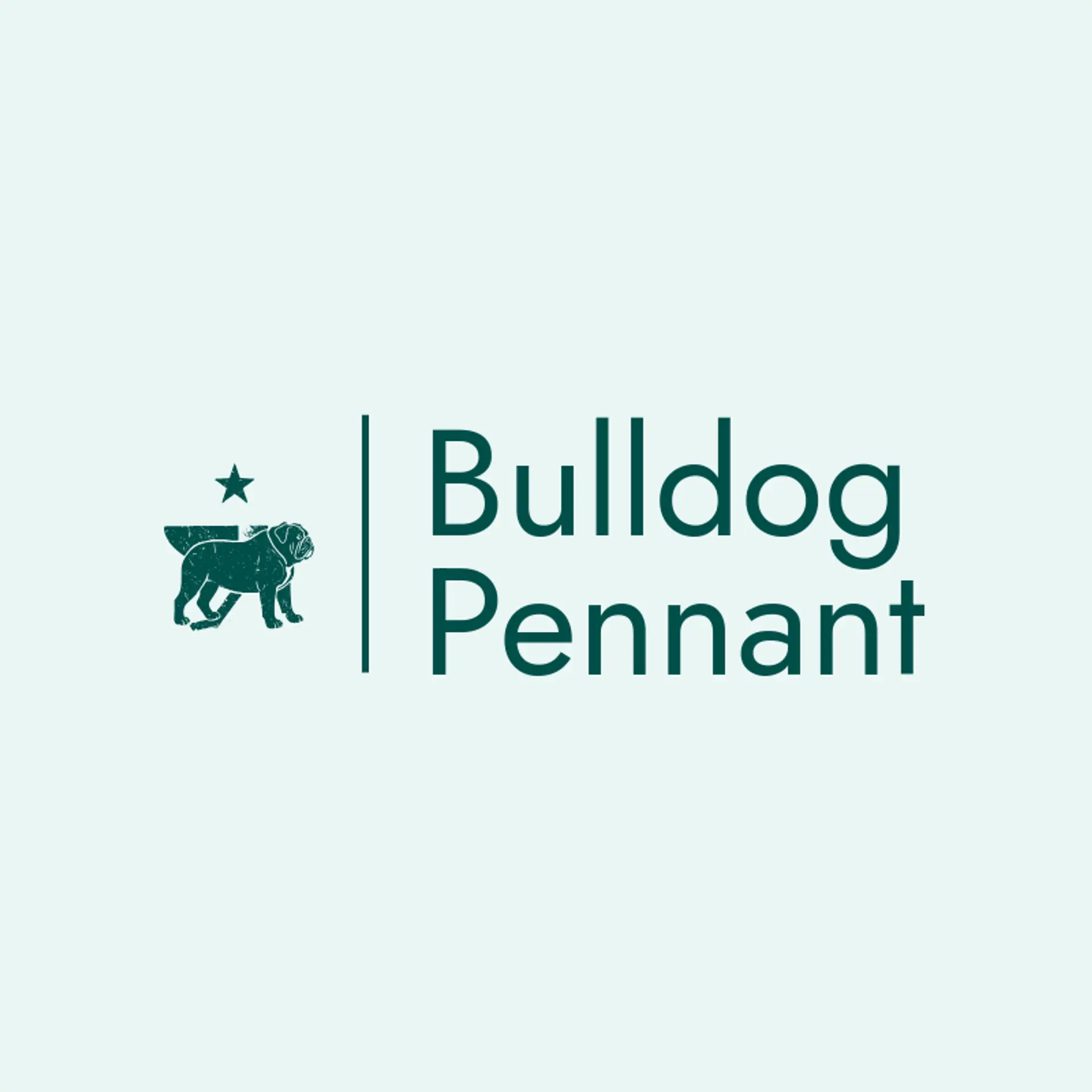 Bulldog Pennant logo for bulldog