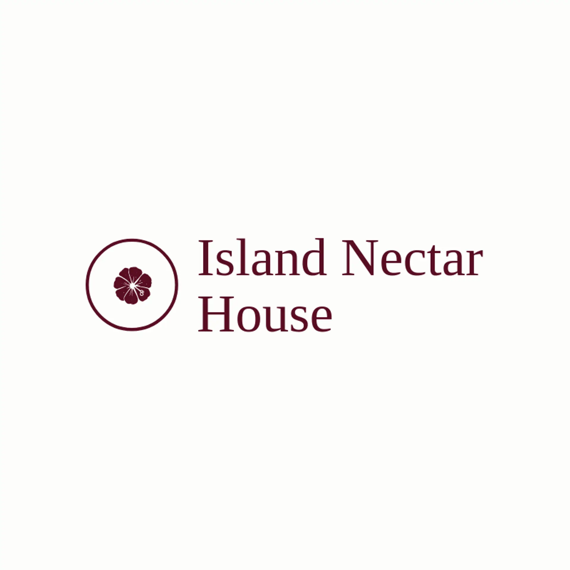 Island Nectar House logo for hibiscus