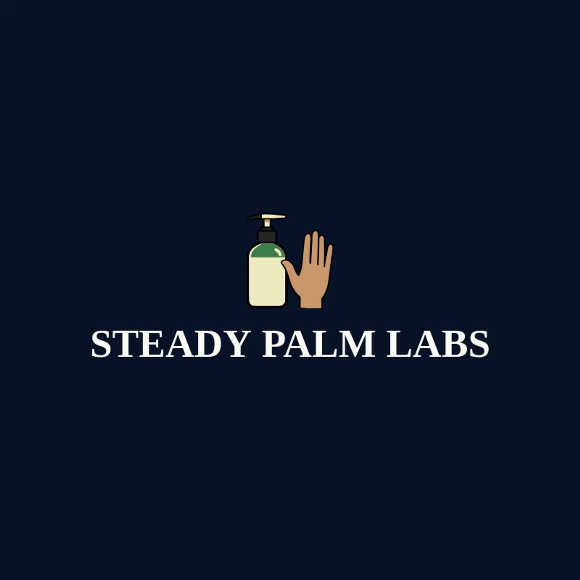 Steady Palm Labs logo for hand sanitizer