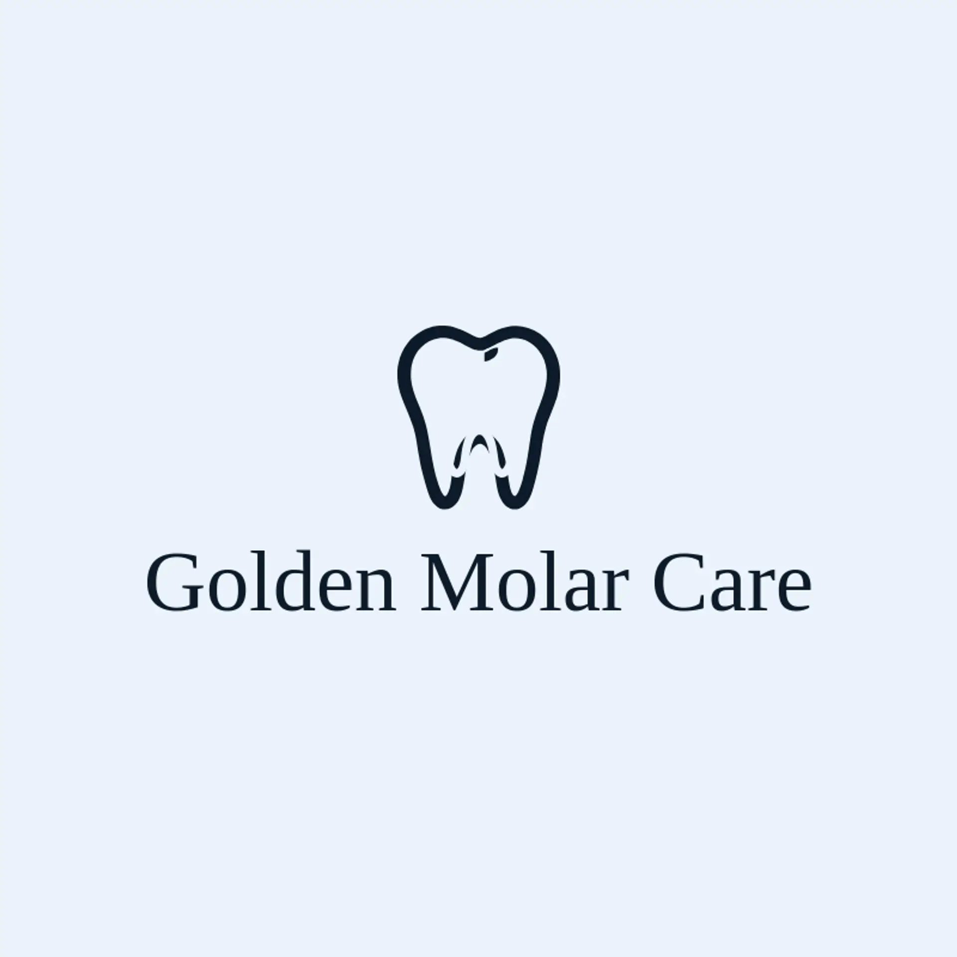 Golden Molar Care logo for dentist