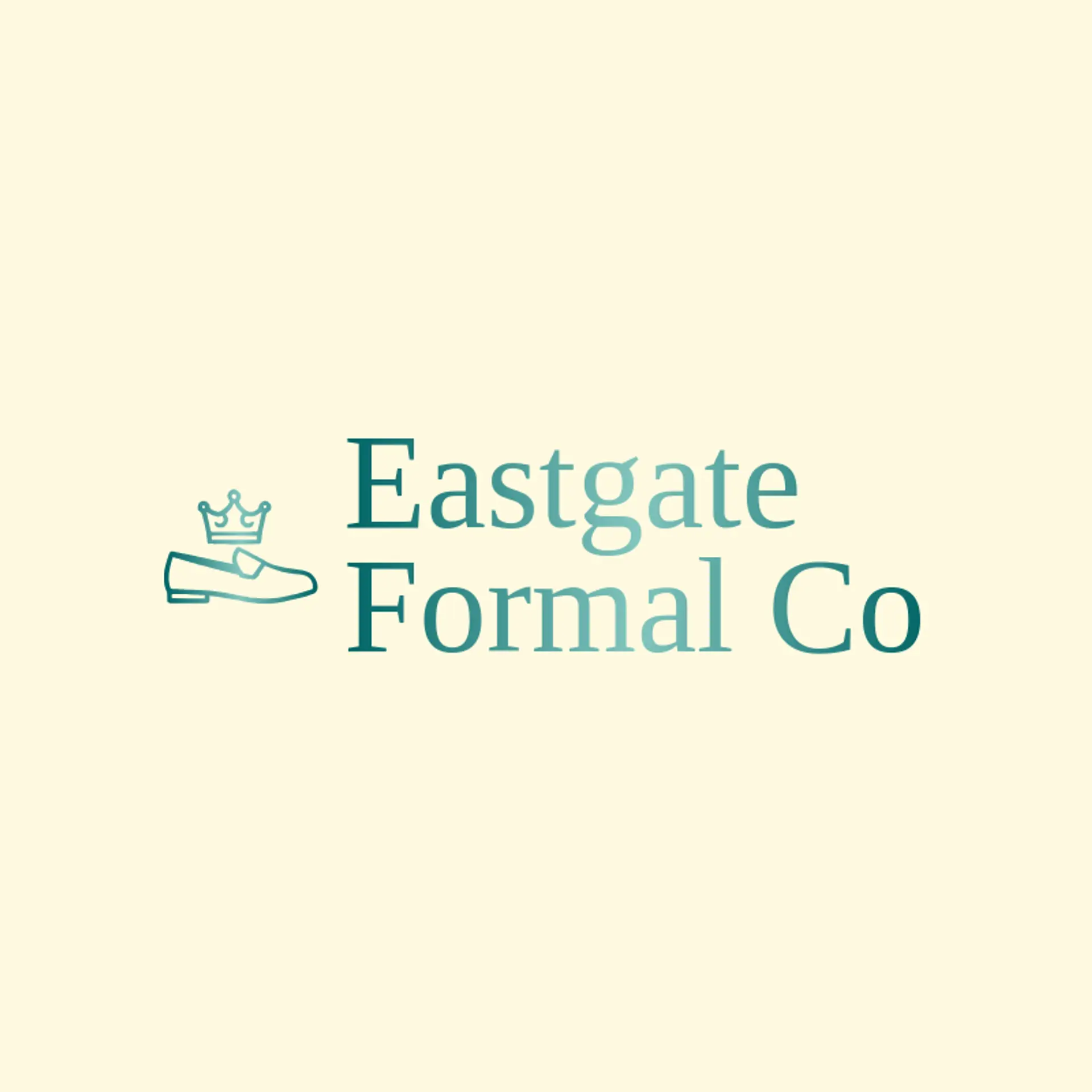 Eastgate Formal Co logo for mens fashion