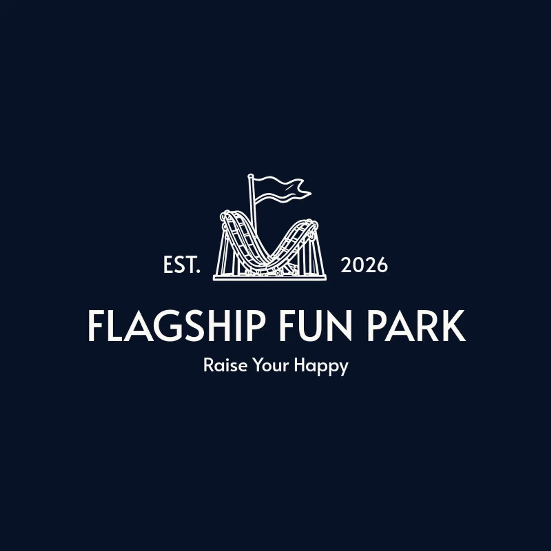 Flagship Fun Park logo for amusement park
