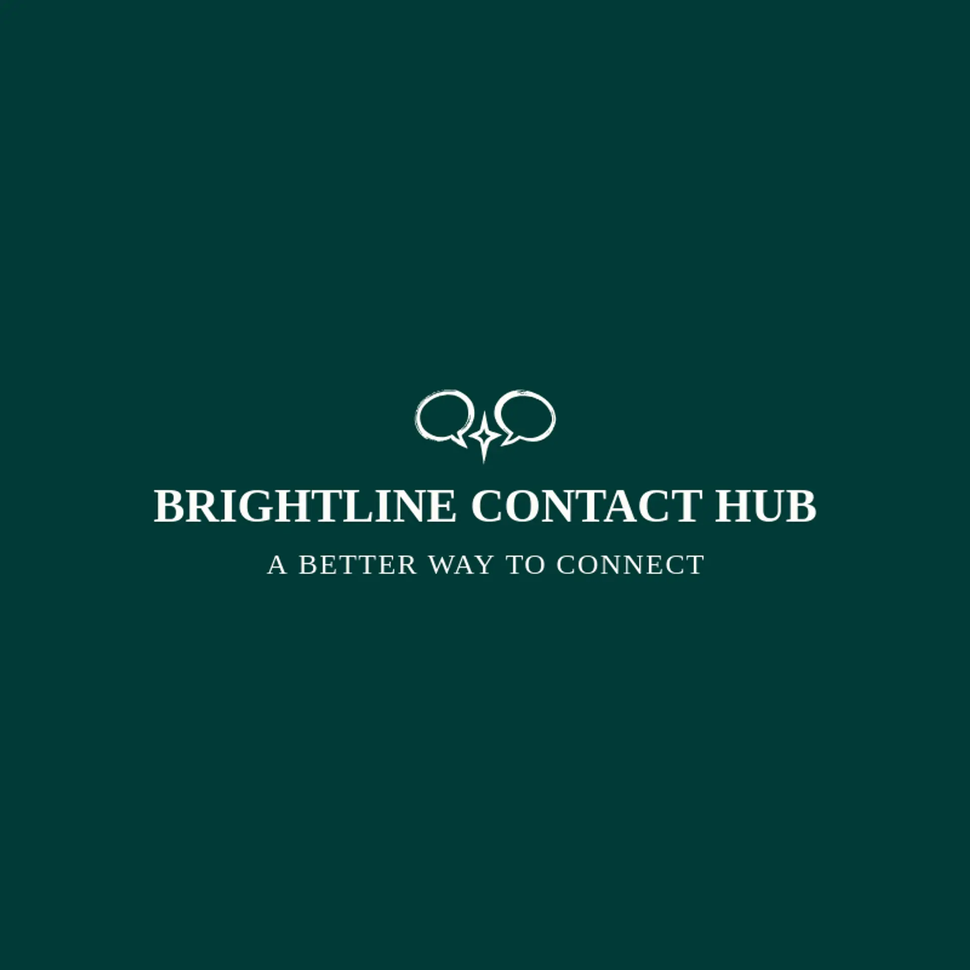 Brightline Contact Hub logo for contact