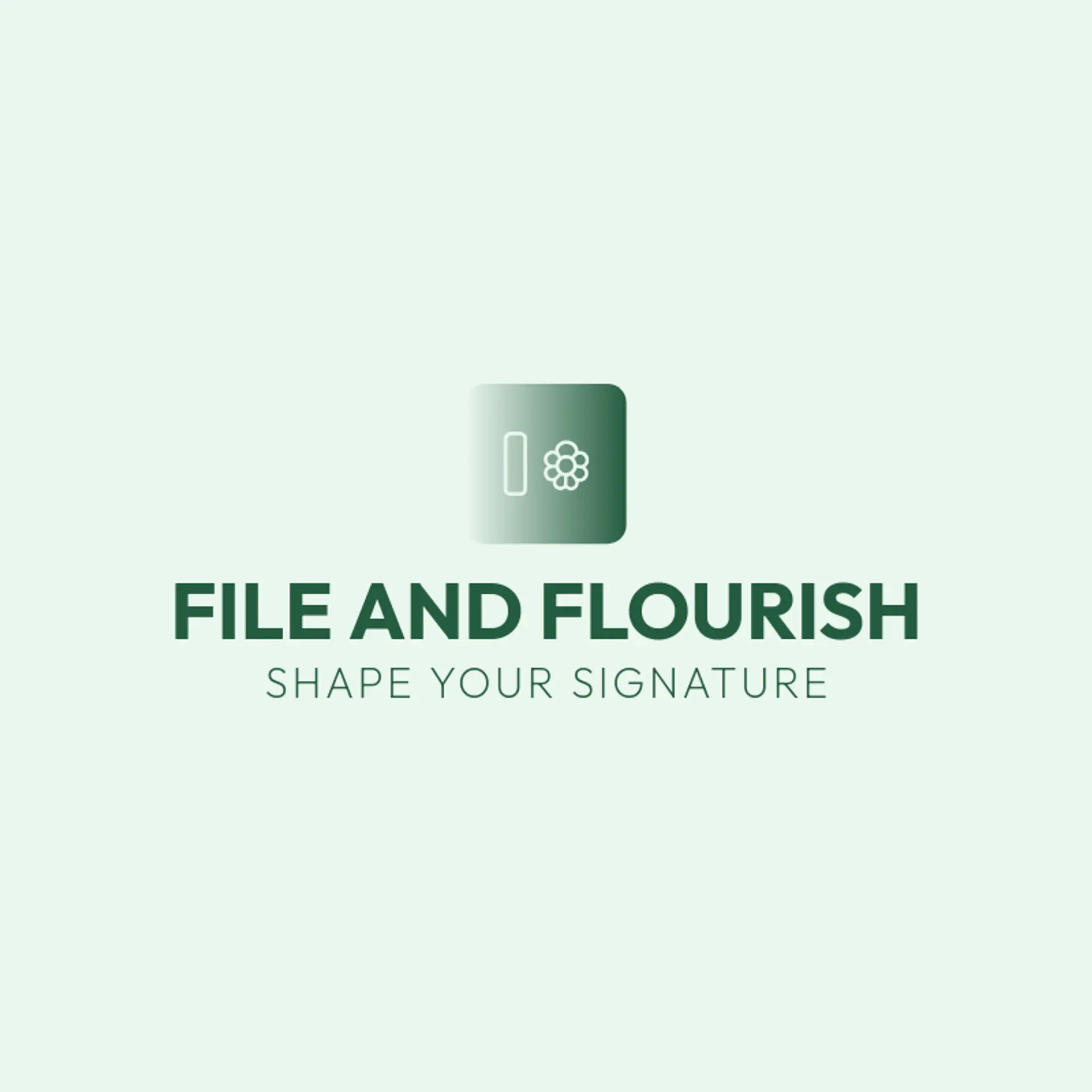 File And Flourish logo for nail