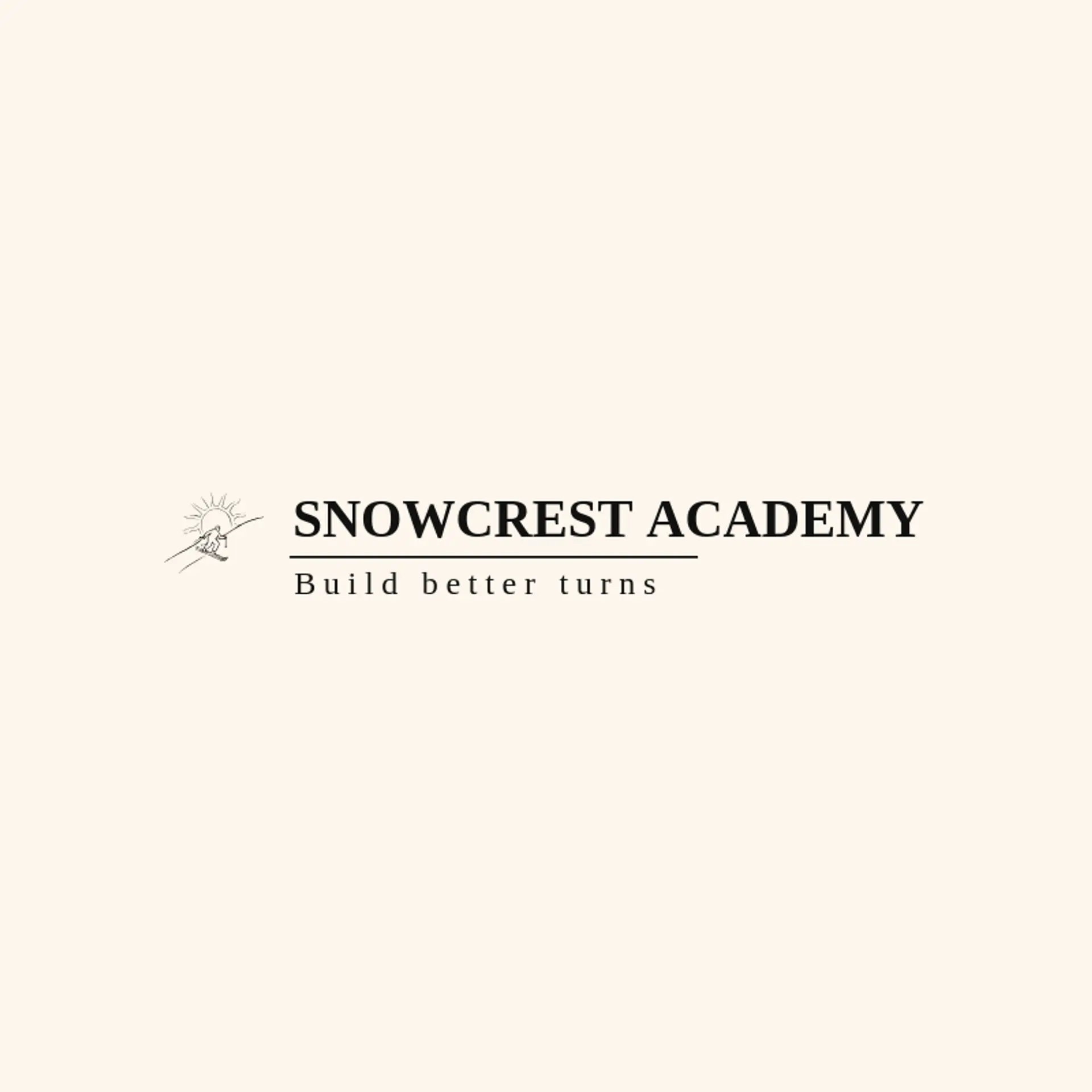 Snowcrest Academy logo for skiing