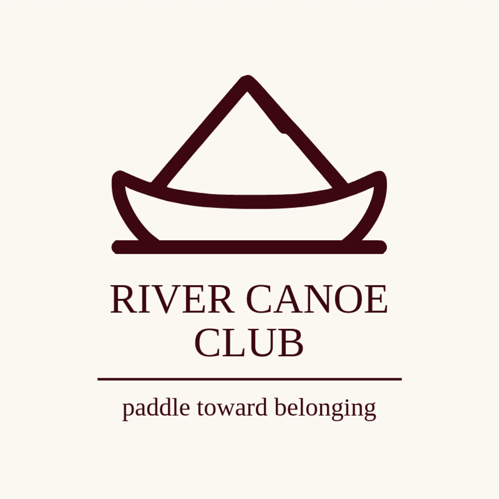 River Canoe Club logo for native american