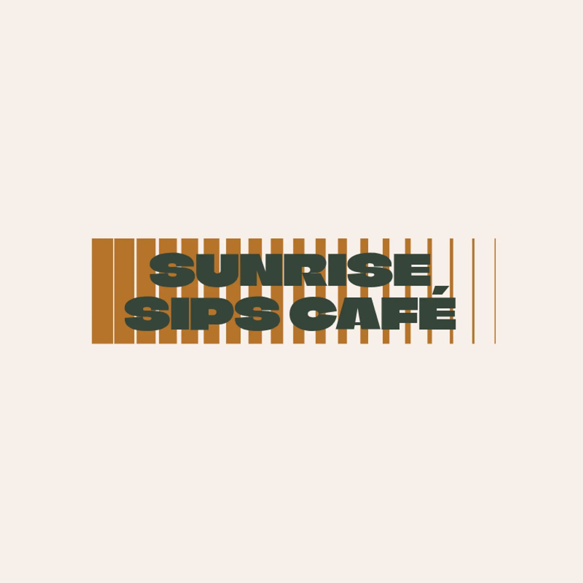 Sunrise Brew & Bites logo for food cafe