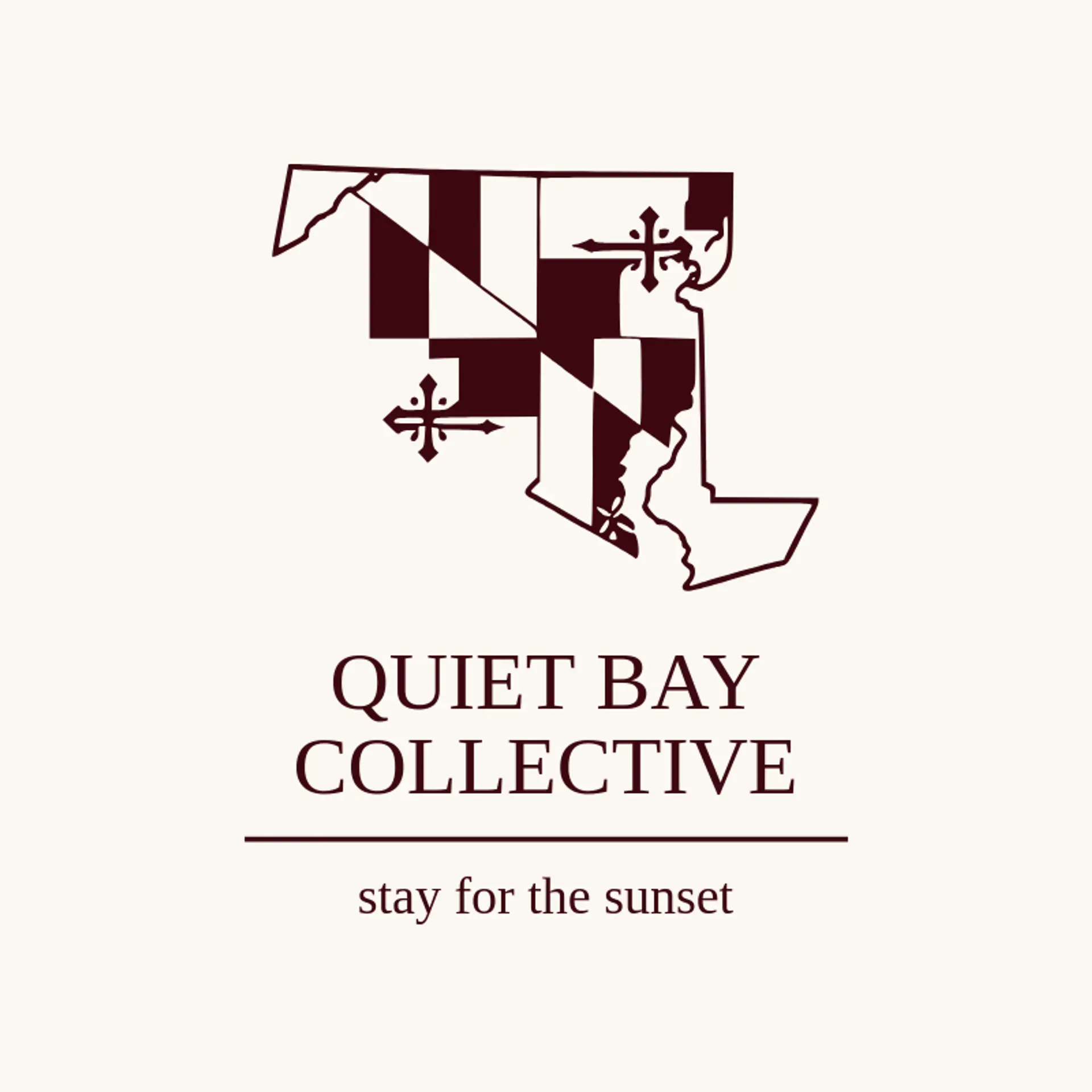 Quiet Bay Collective logo for maryland