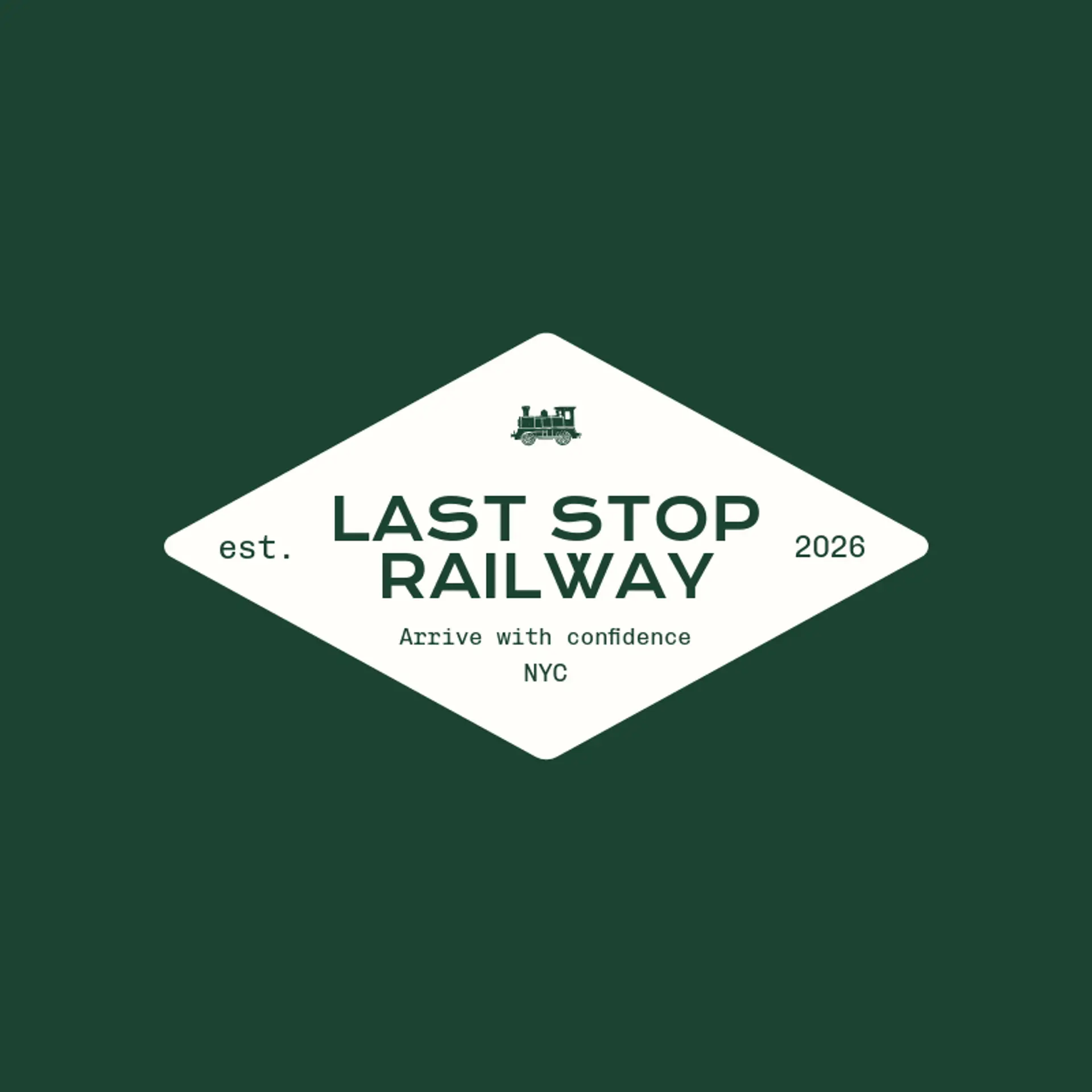 Last Stop Railway logo for railway