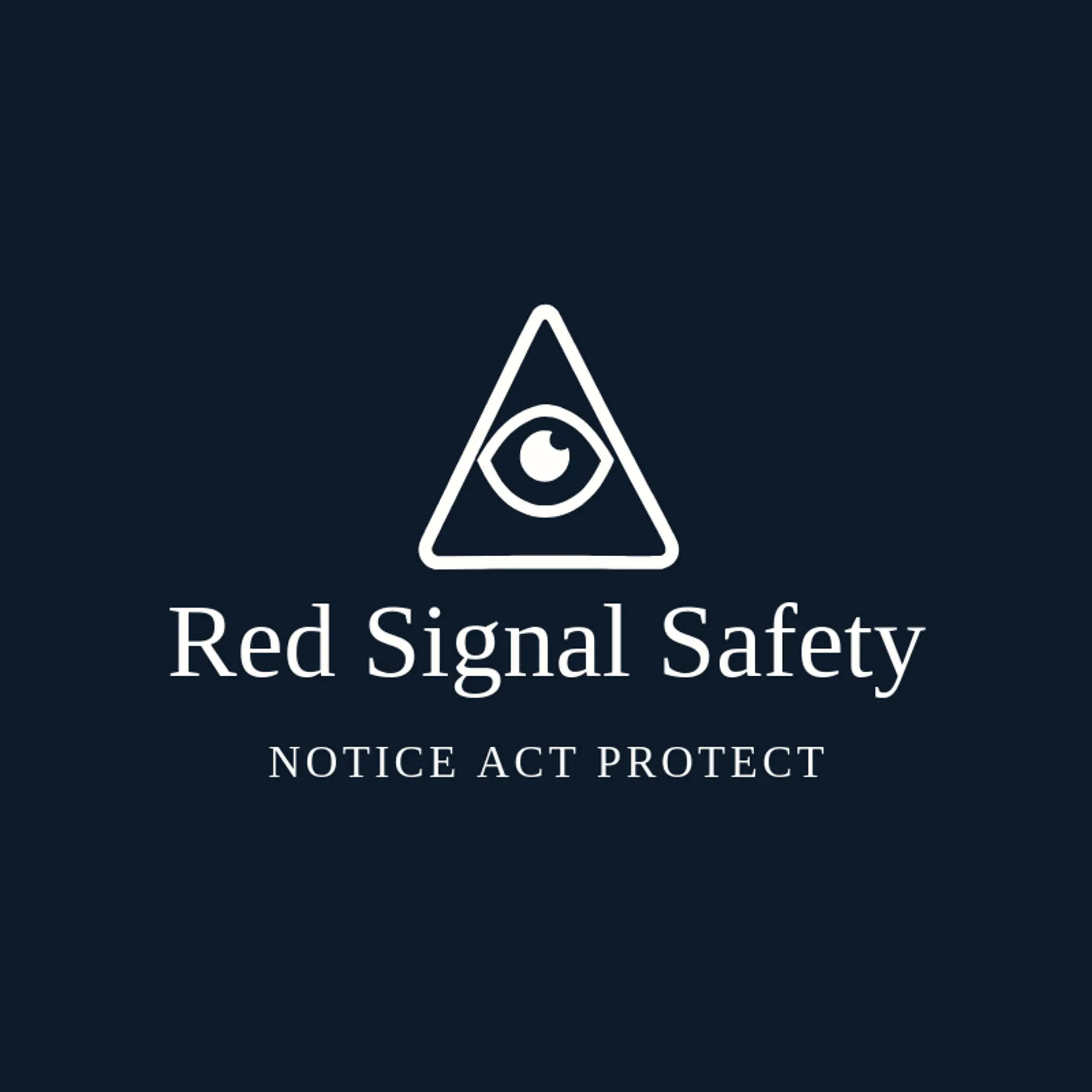 Red Signal Safety logo for safety