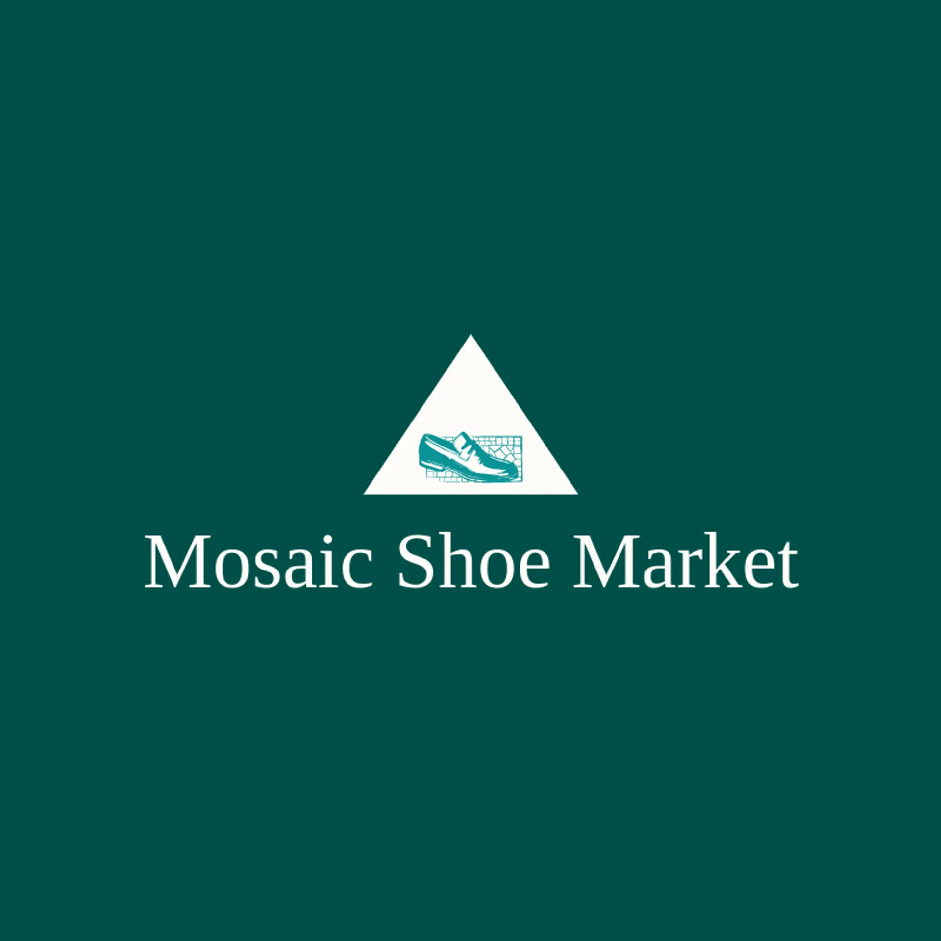 Mosaic Shoe Market logo for shoe store