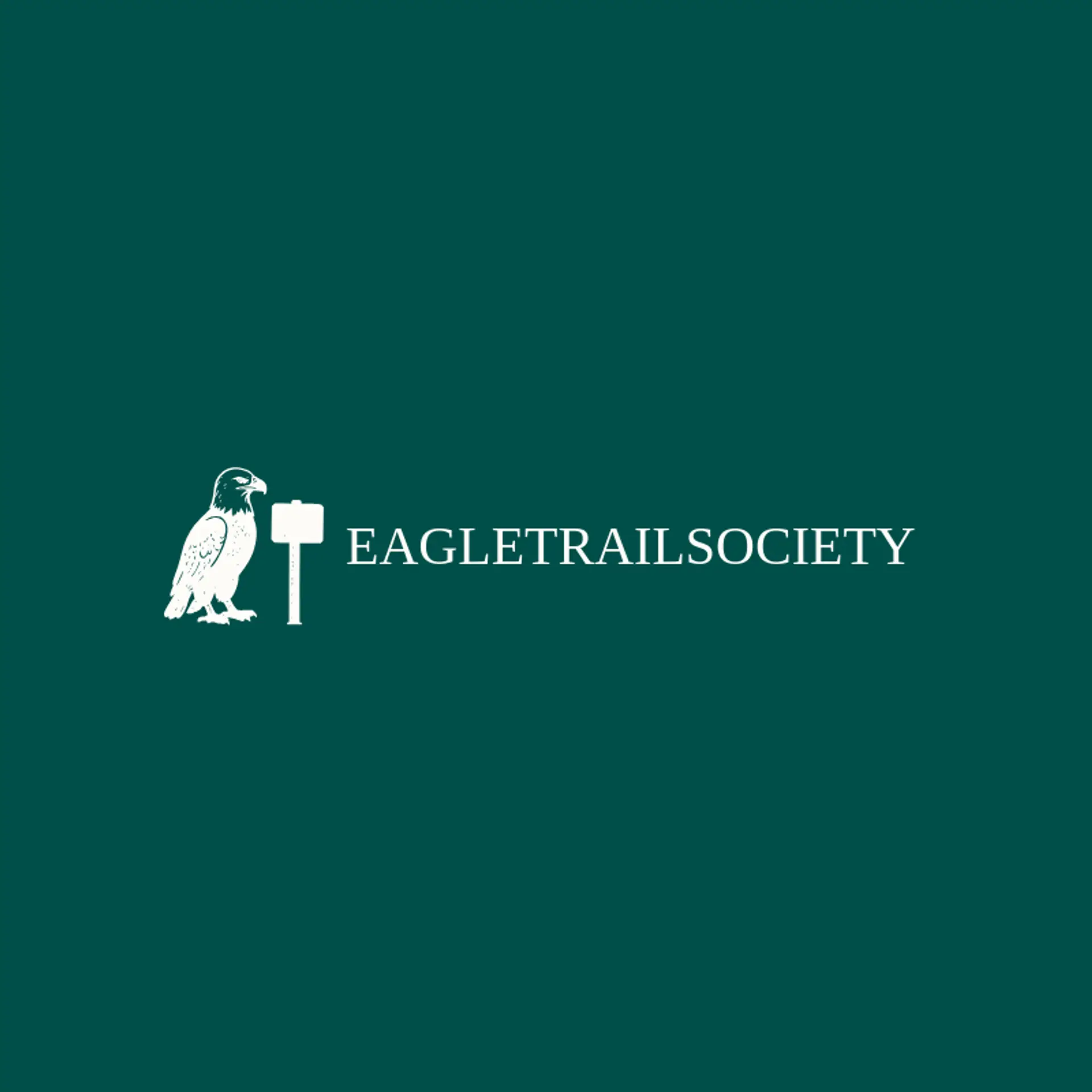 Eagle Trail Society logo for bald eagle