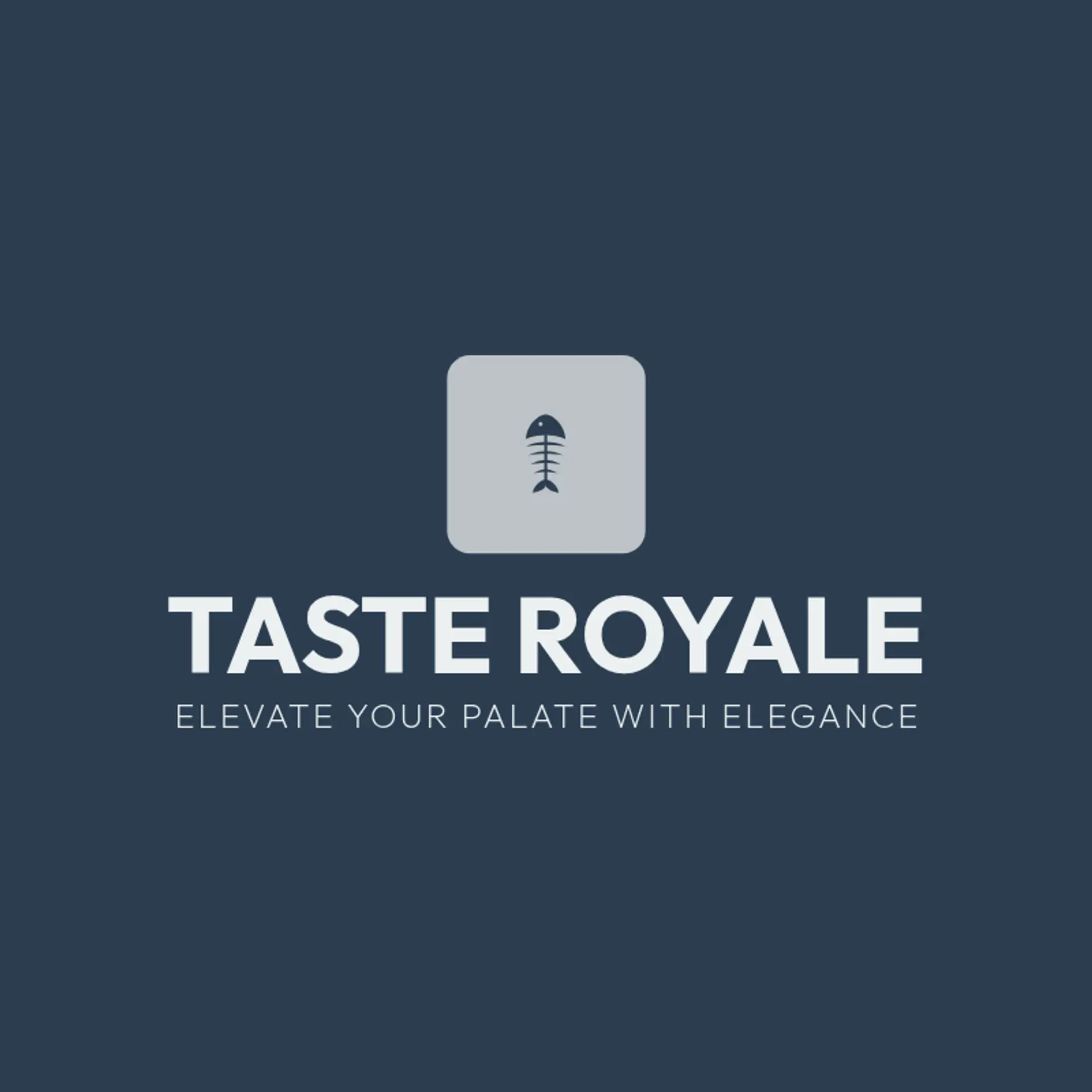 Taste Royale logo for fine dining restaurant