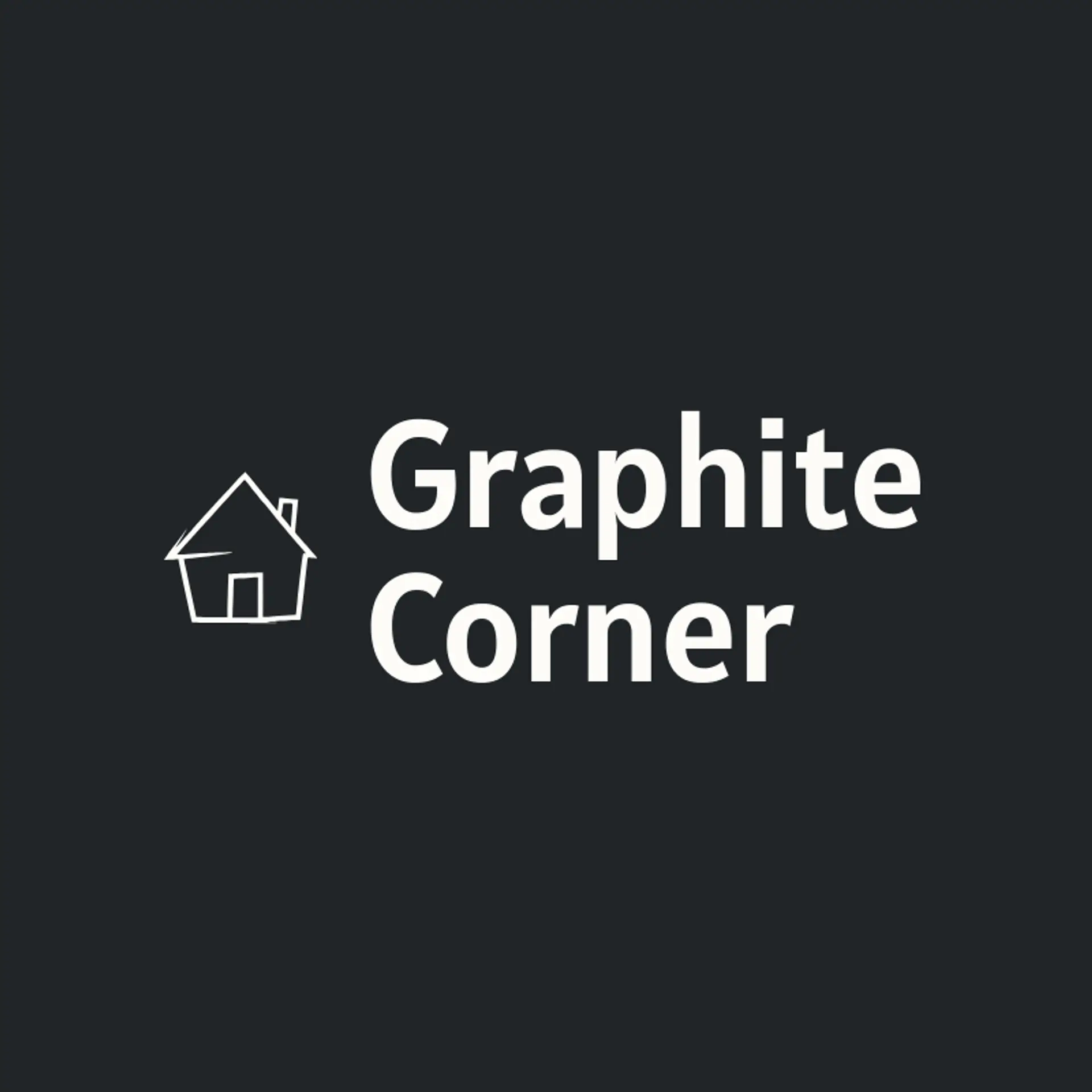 Graphite Corner logo for house