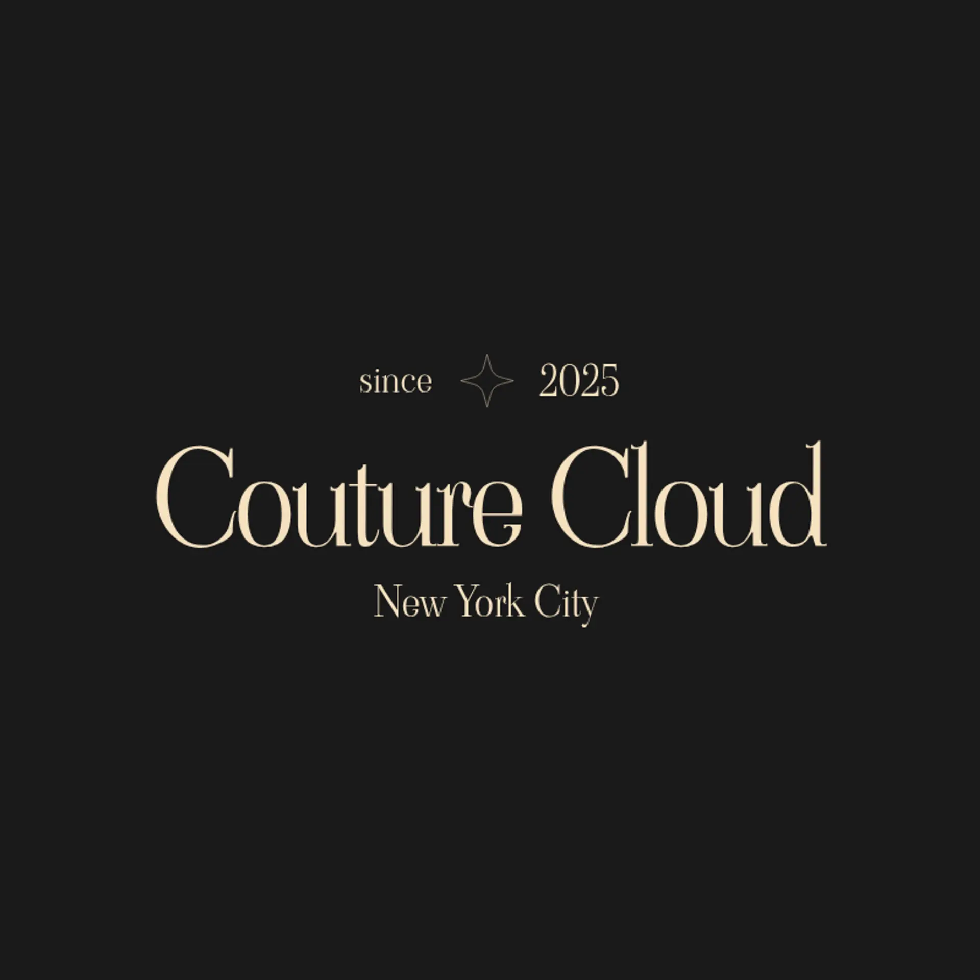 Couture Cloud logo for creative fashion