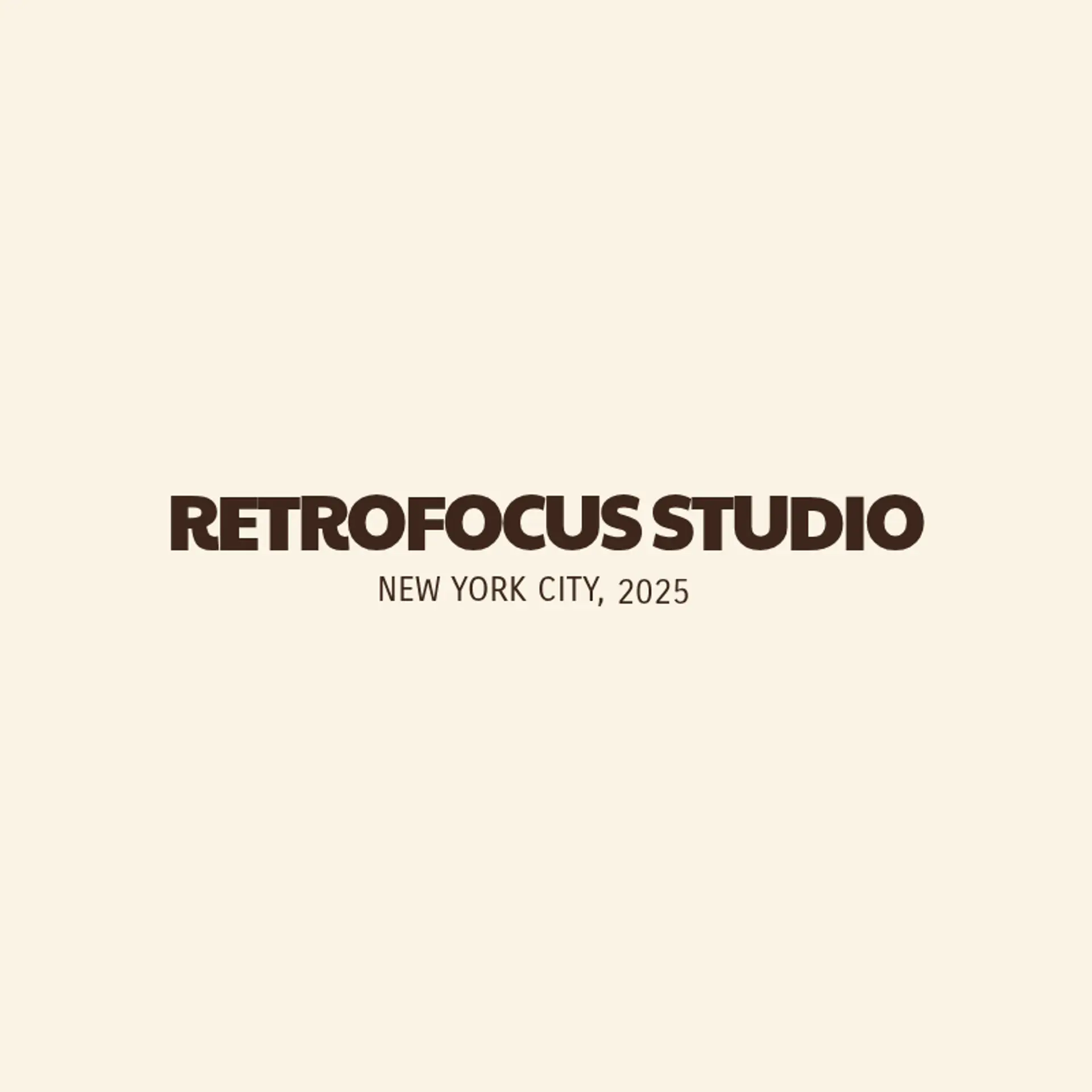 RetroFocus Studio logo for vintage photography