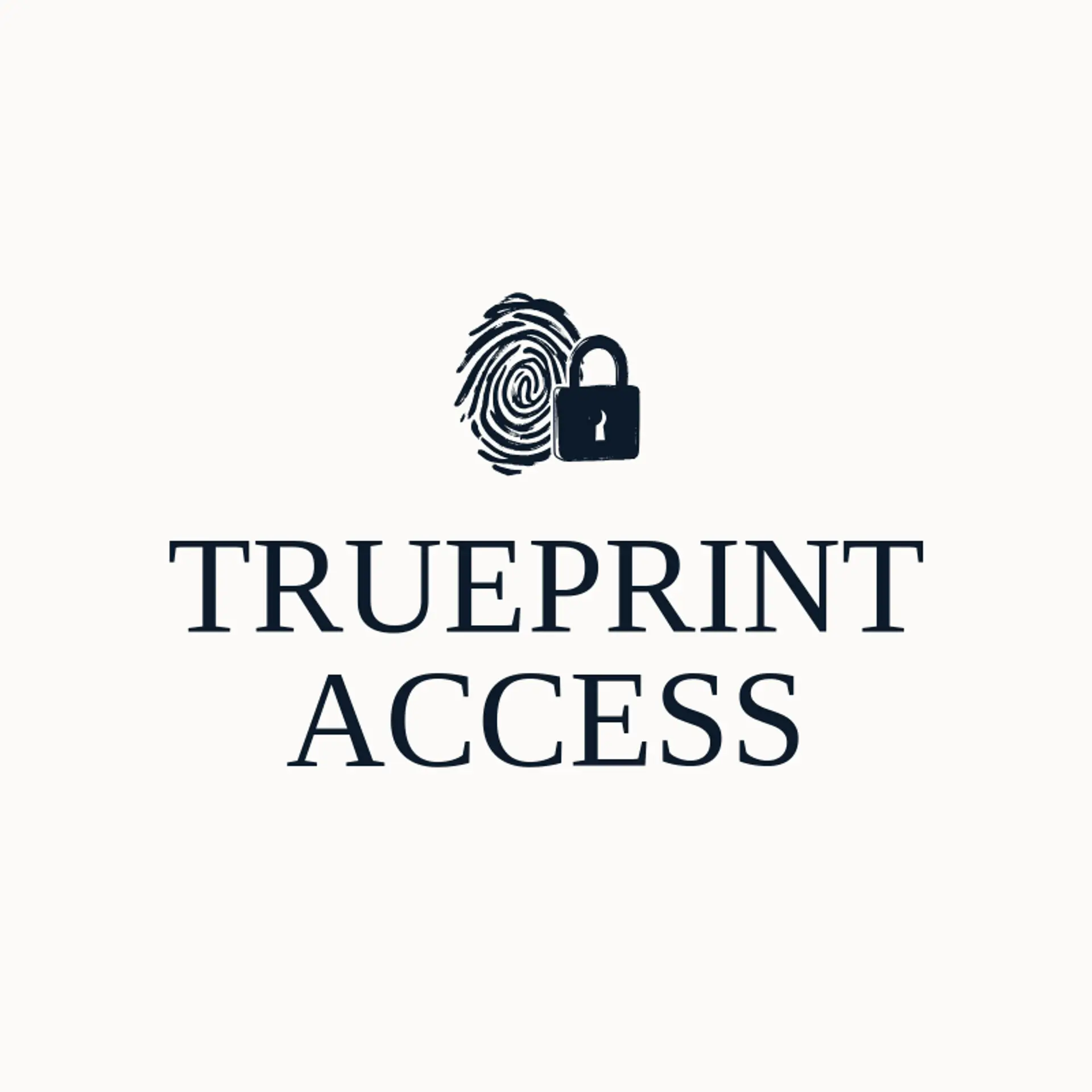 Trueprint Access logo for lock