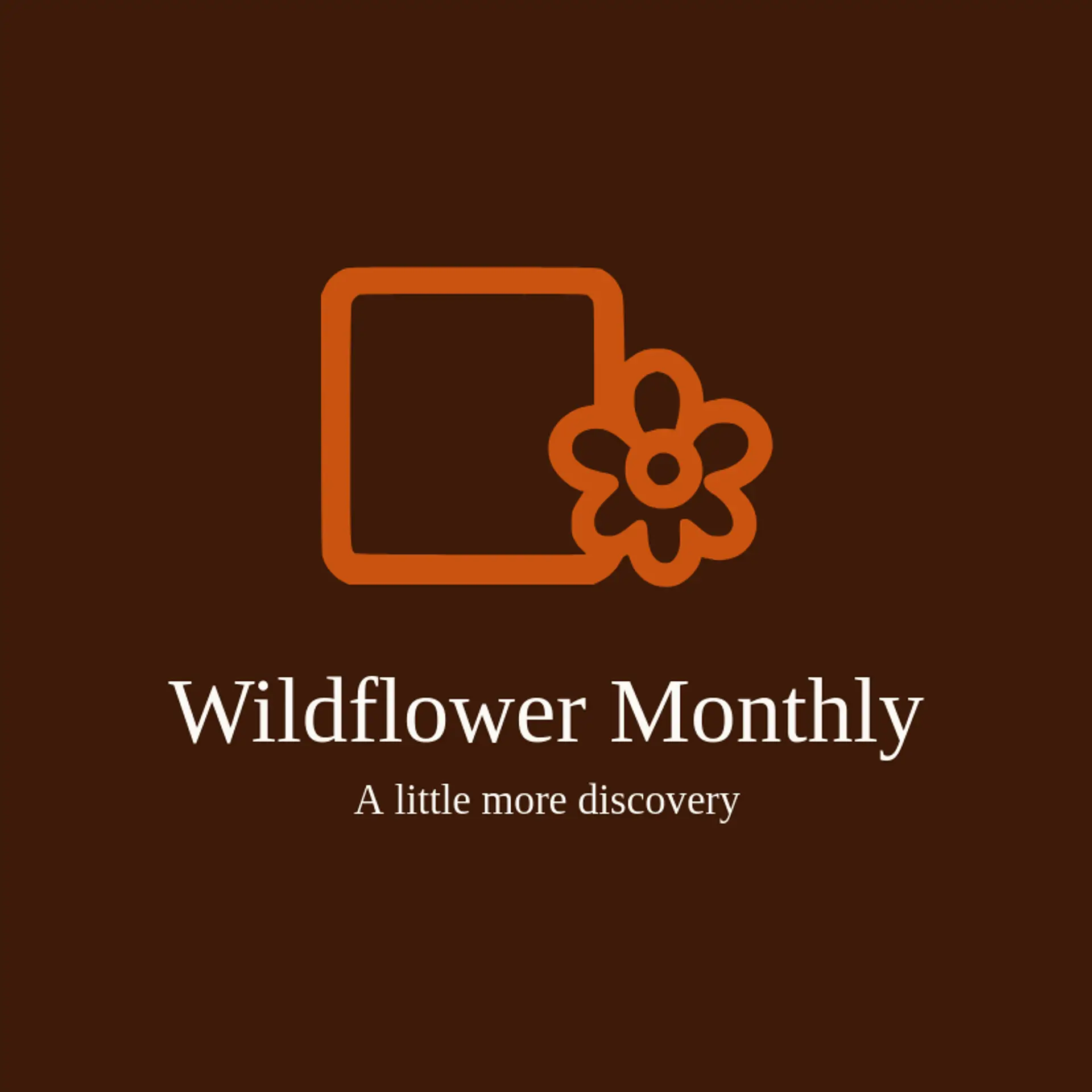 Wildflower Monthly logo for magazine