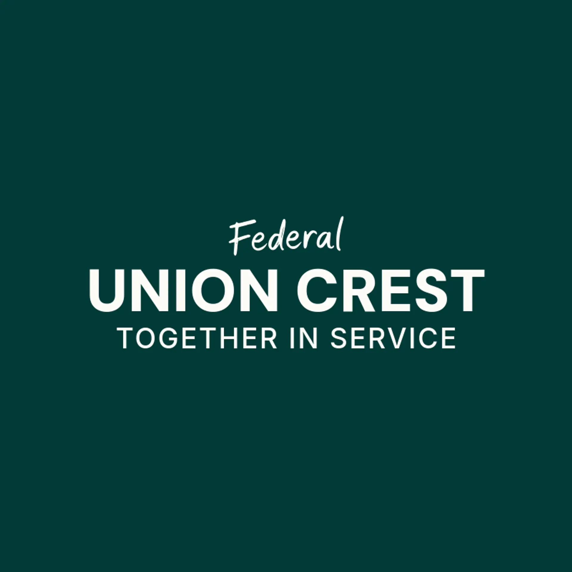 Union Crest logo for Federal Logo Ideas