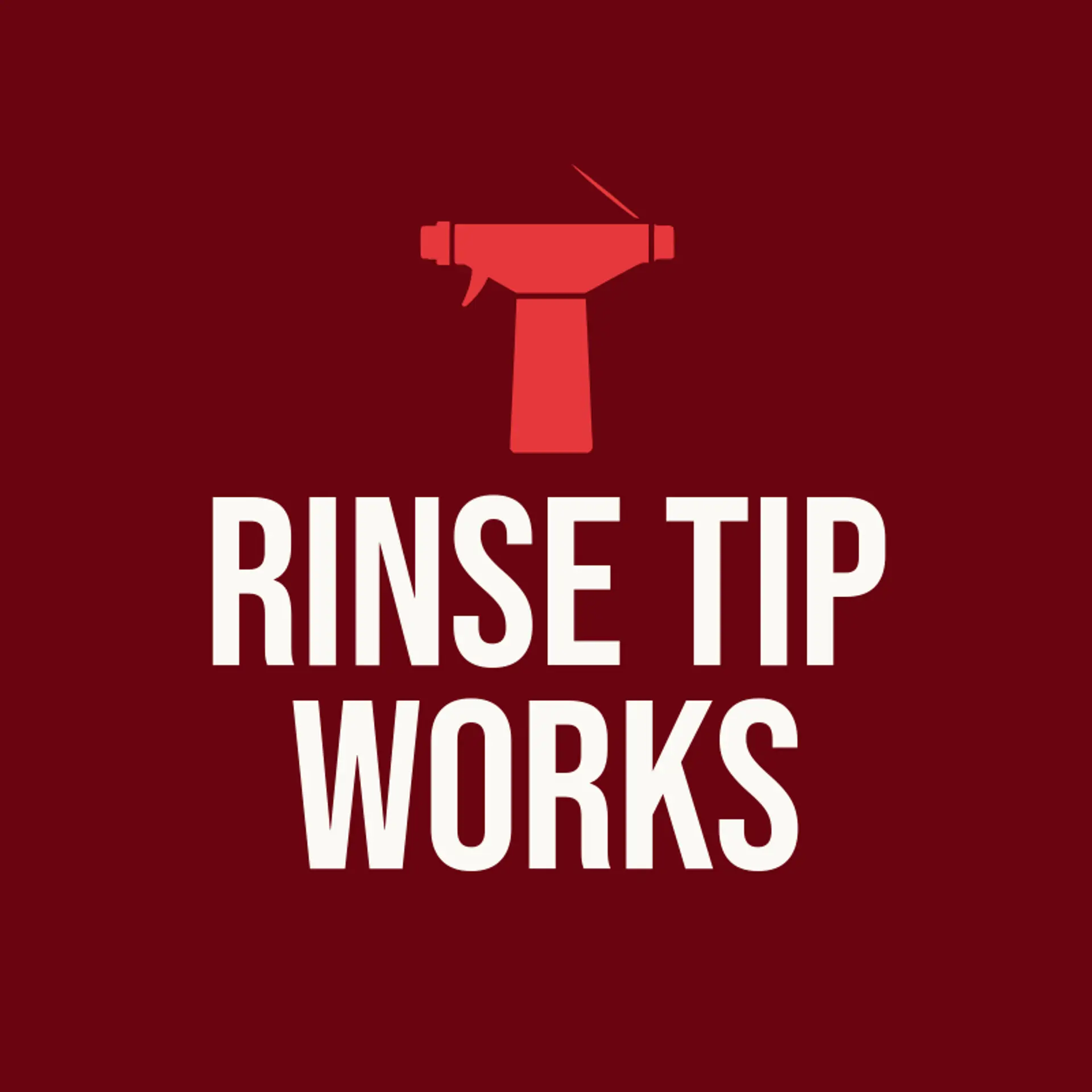 Rinse Tip Works logo for pressure washing