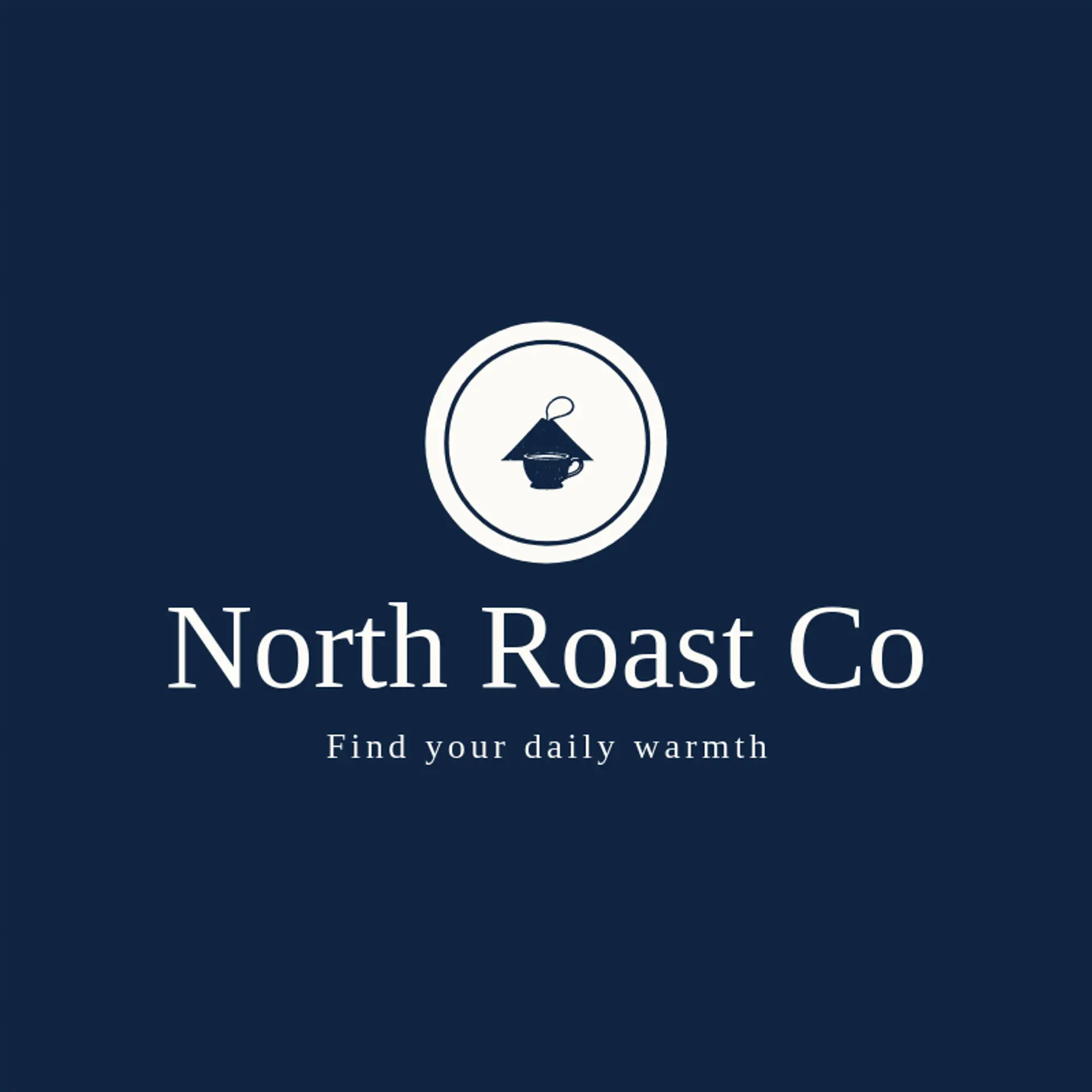 North Roast Co logo for coffee cup
