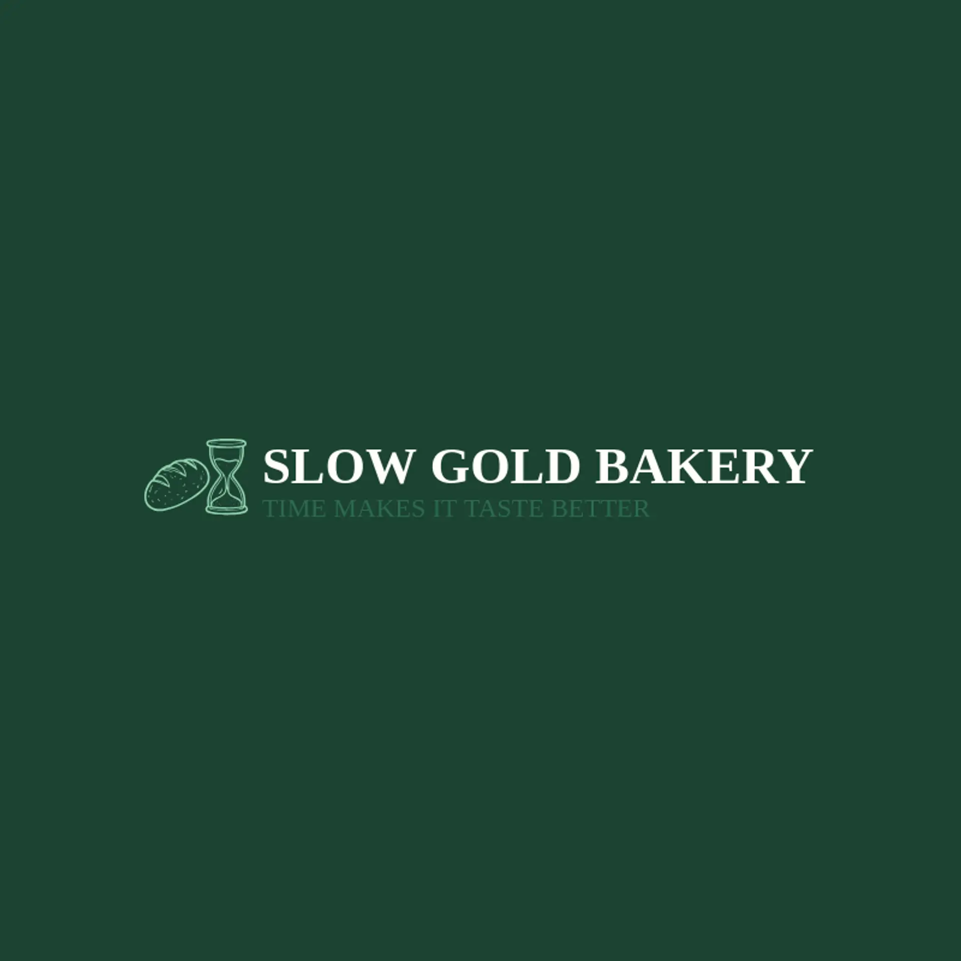 Slow Gold Bakery logo for sourdough