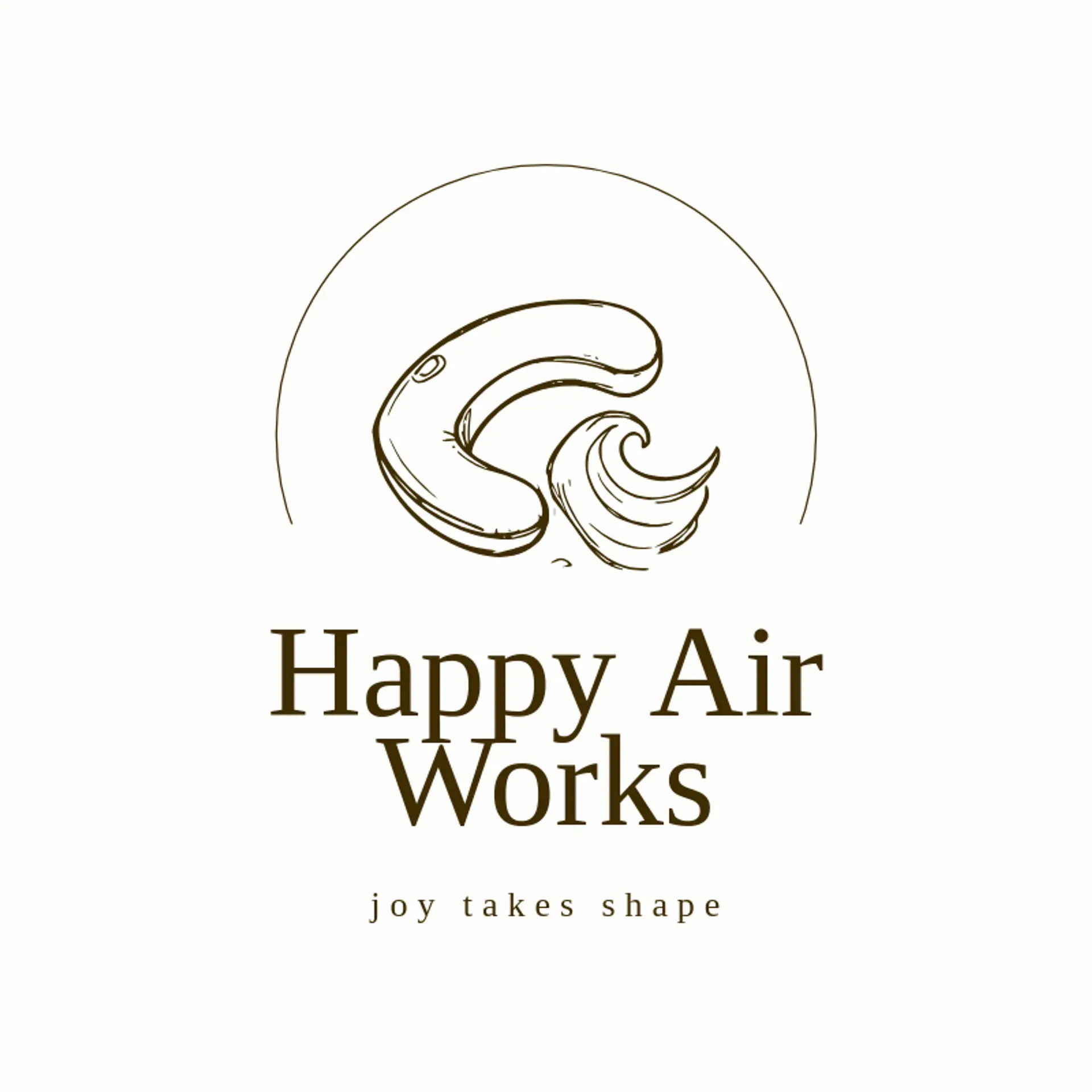 Happy Air Works logo for inflatable