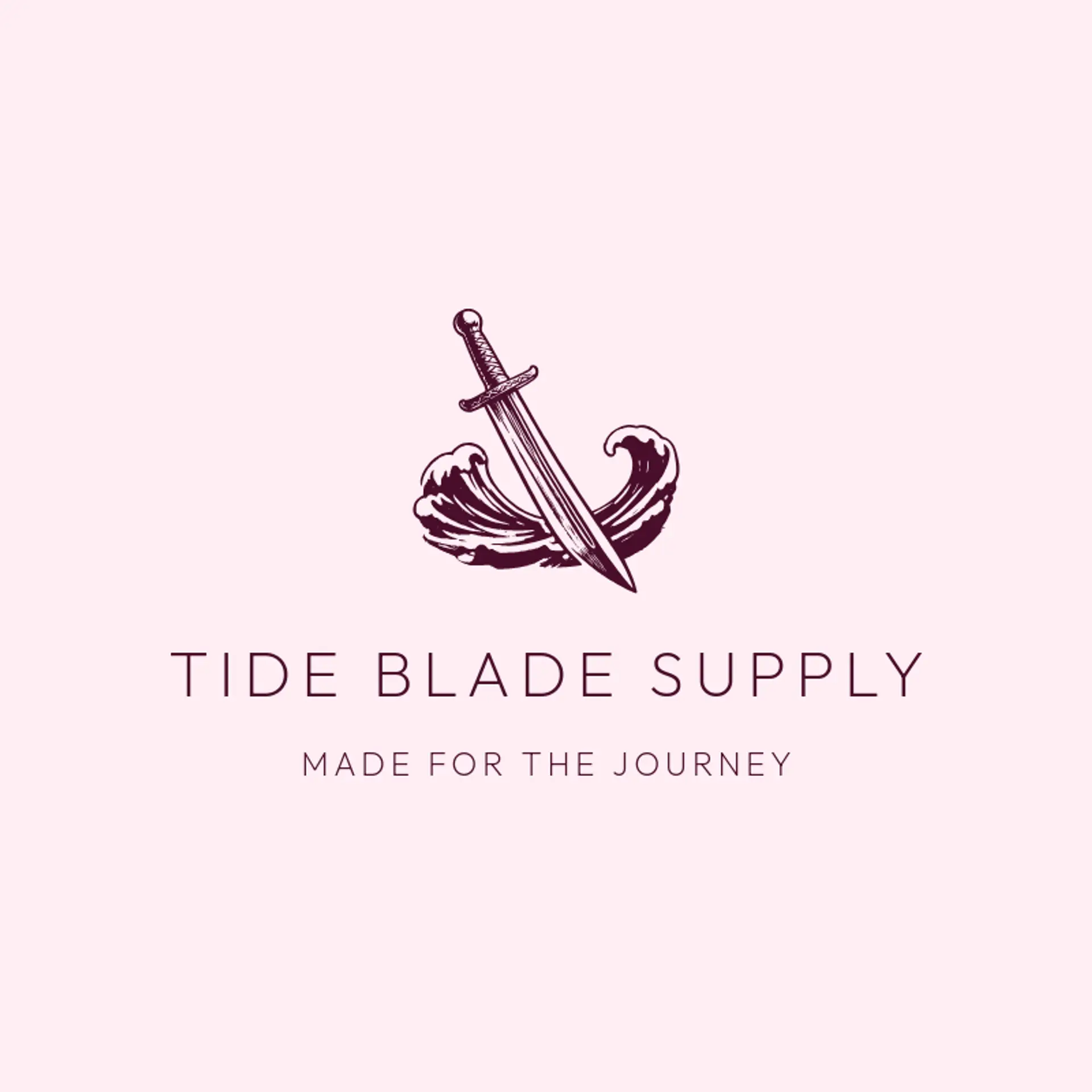 Tide Blade Supply logo for sword