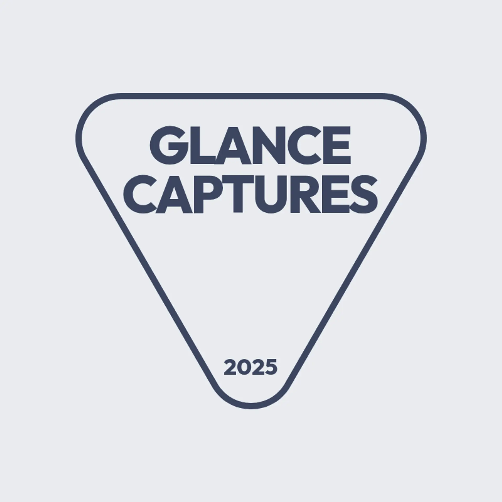 Glance Captures logo for photography business