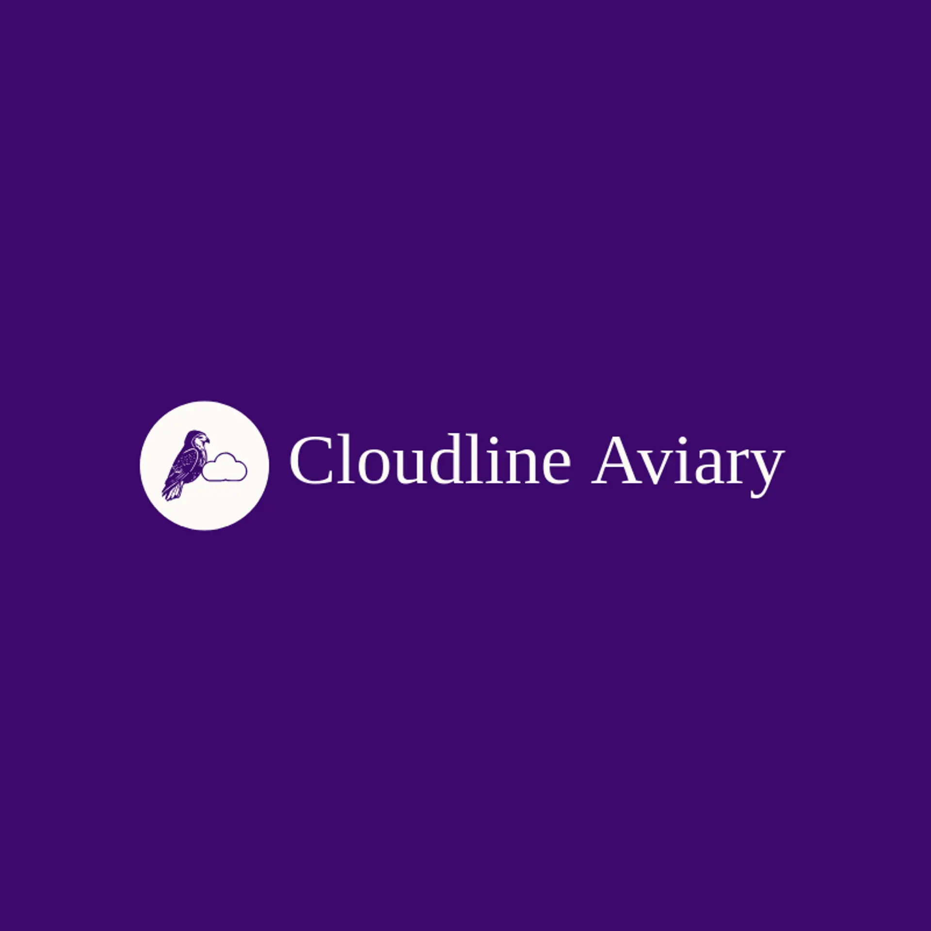 Cloudline Aviary logo for hood