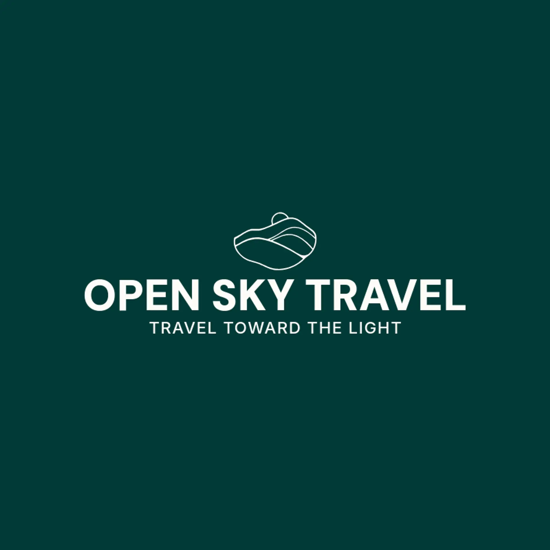 Open Sky Travel logo for horizon
