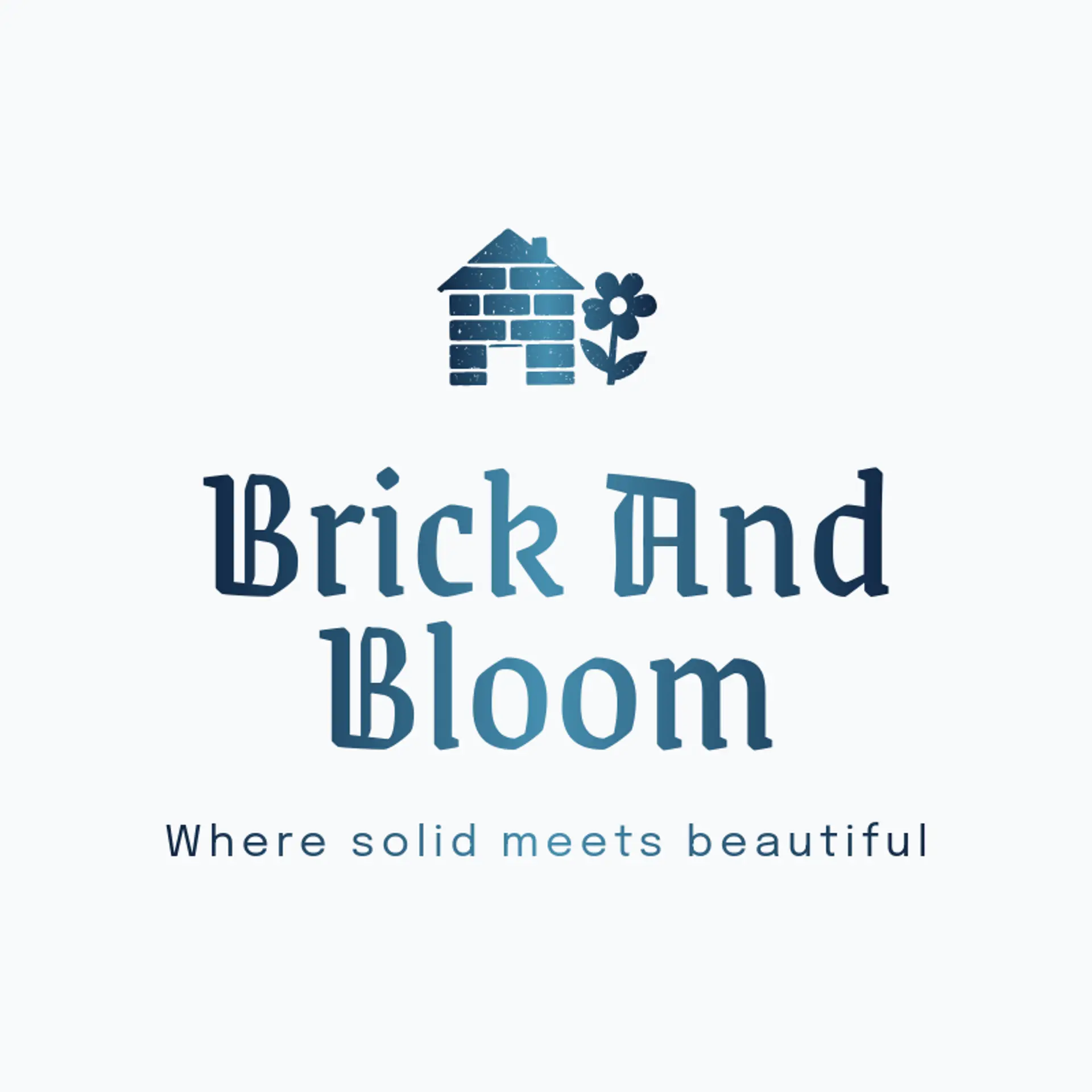 Brick and Bloom logo for home