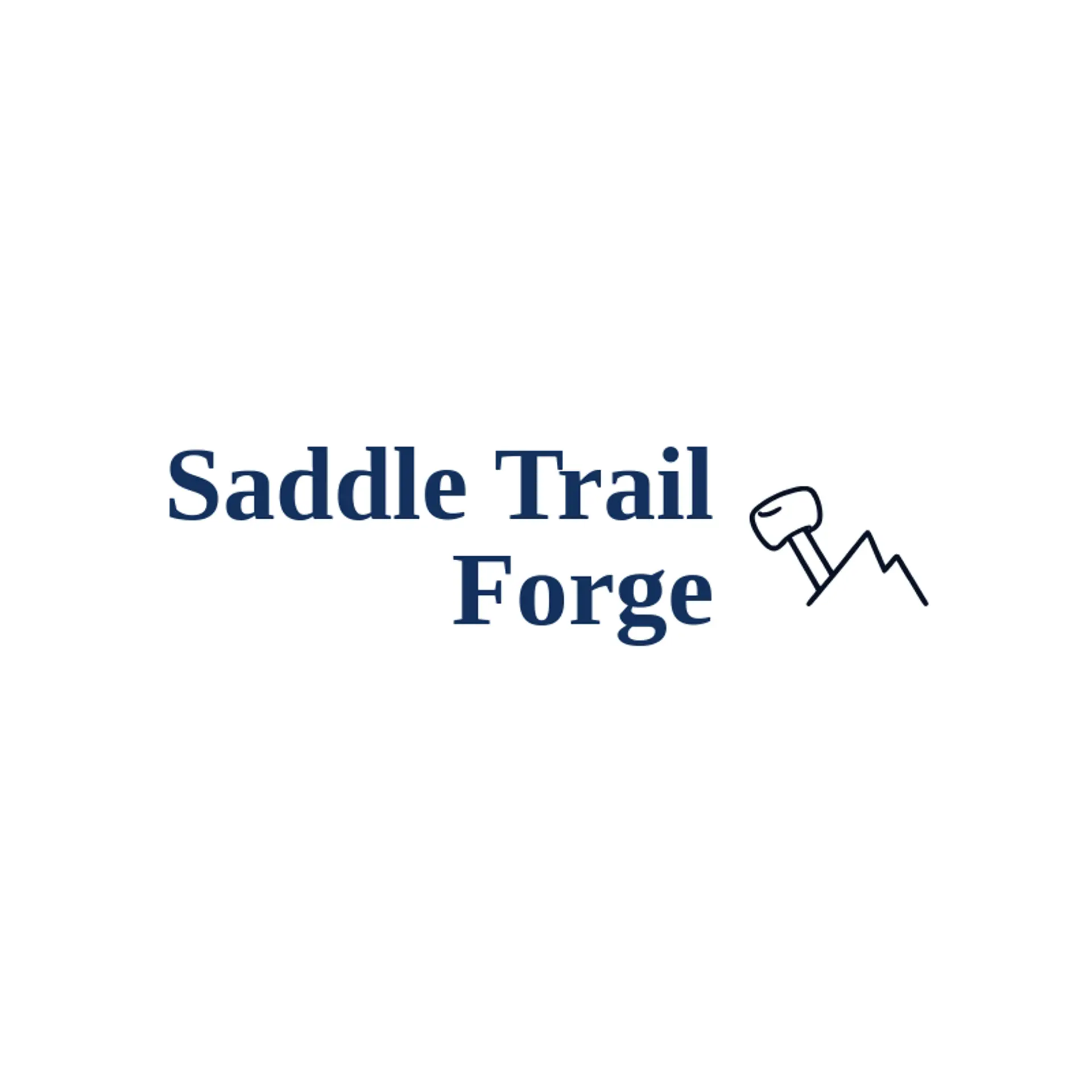 Saddle Trail Forge logo for farrier