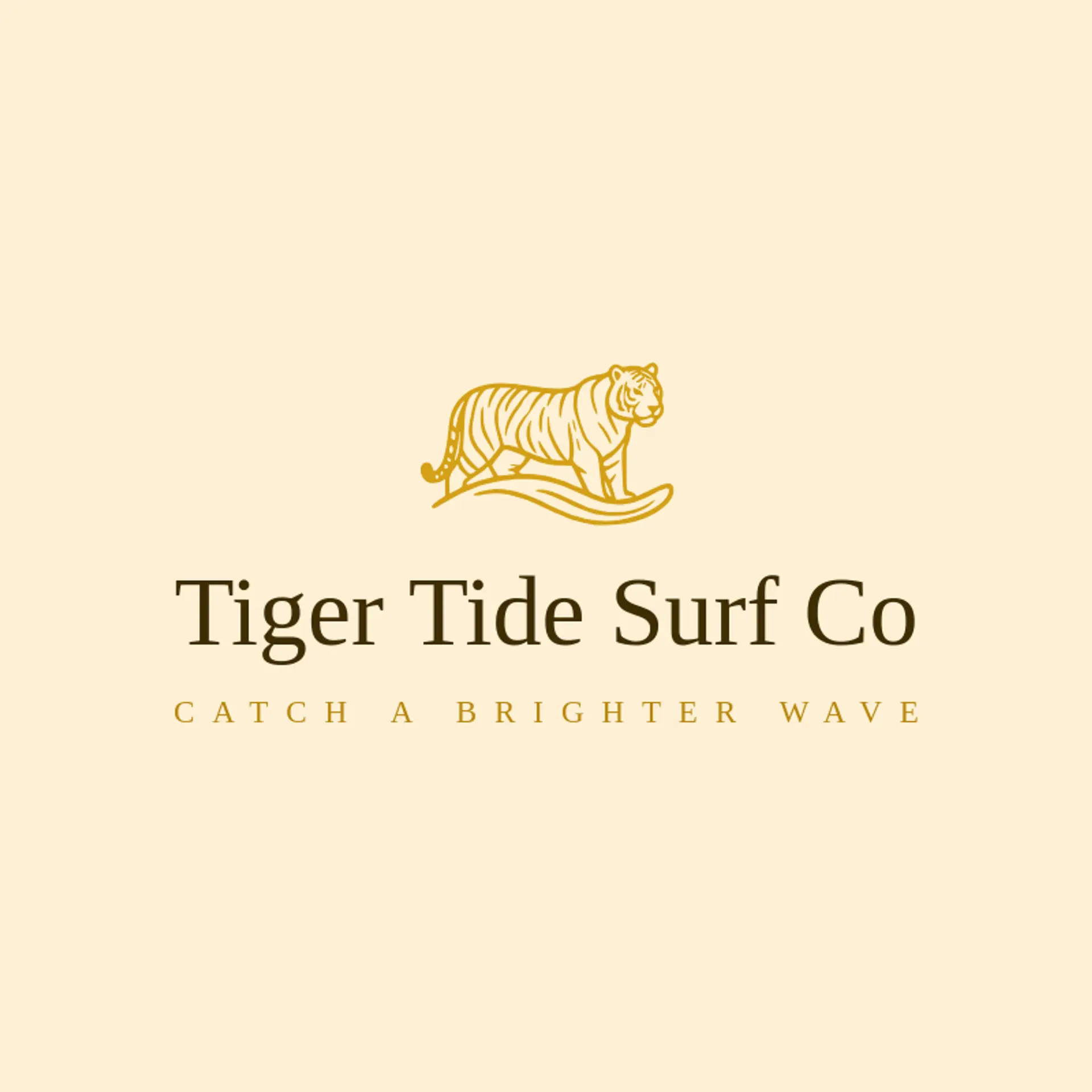 Tiger Tide Surf Co logo for bengal