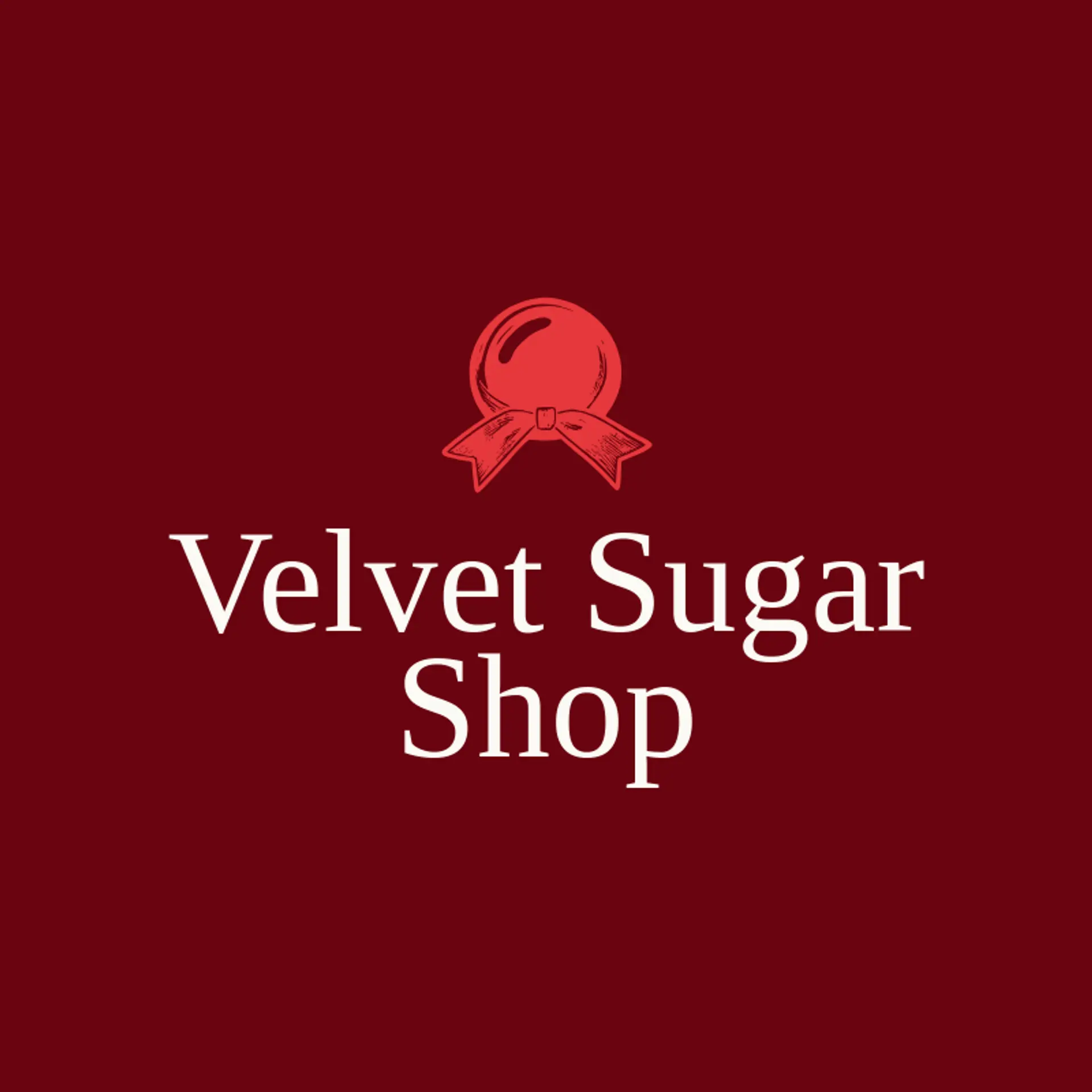 Velvet Sugar Shop logo for sweet