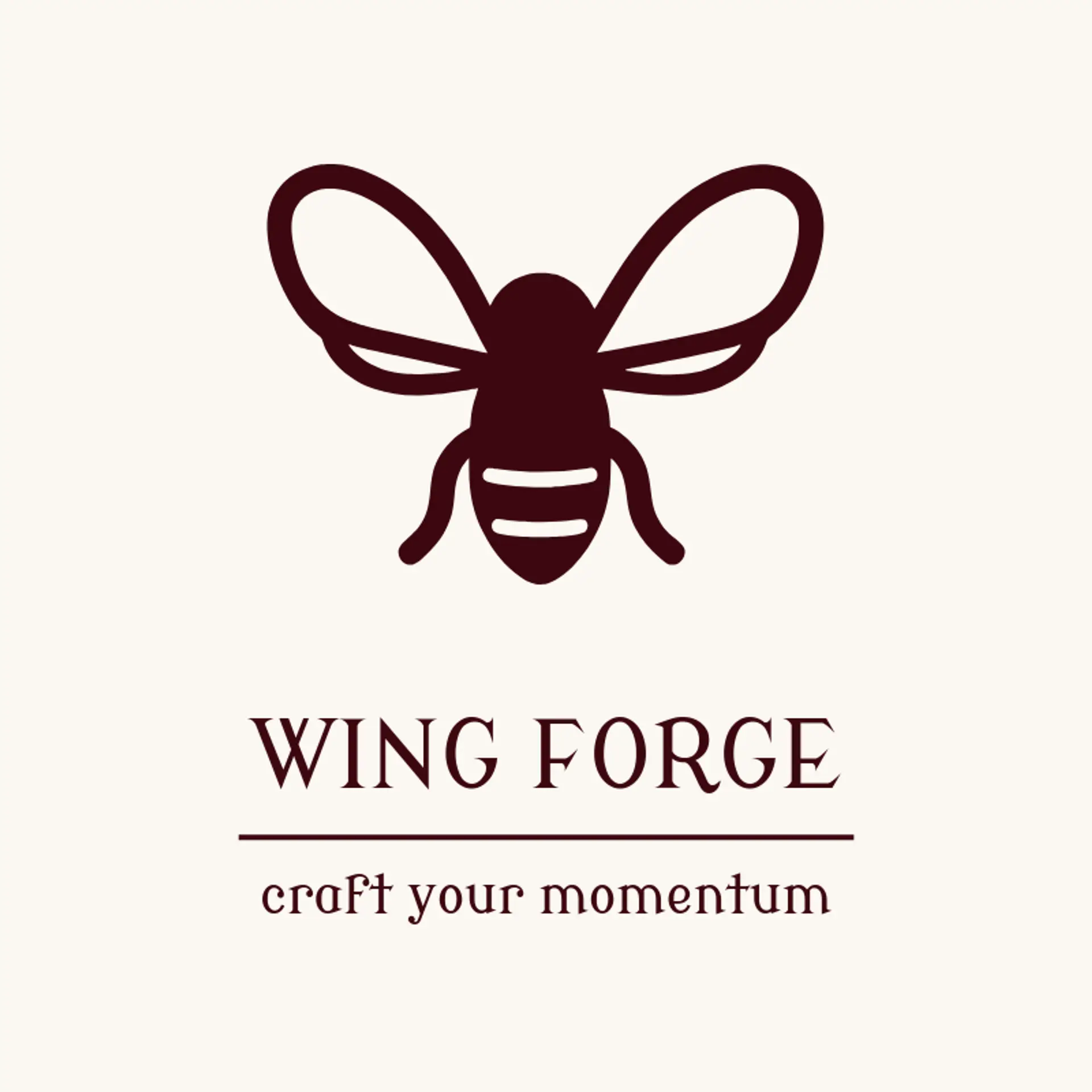 Wing Forge logo for hornet