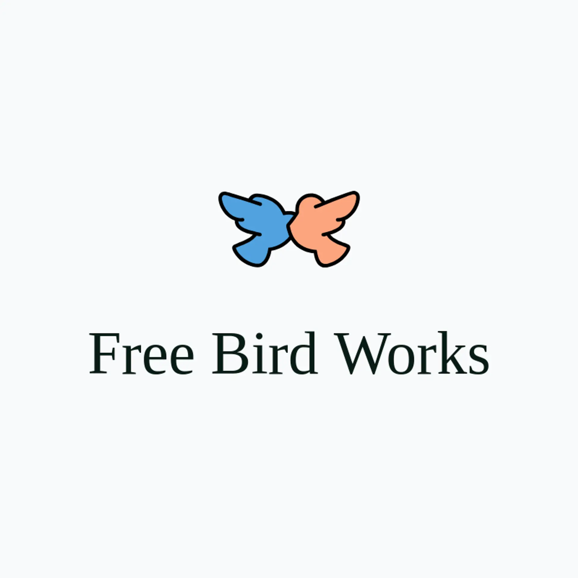 Free Bird Works logo for wings