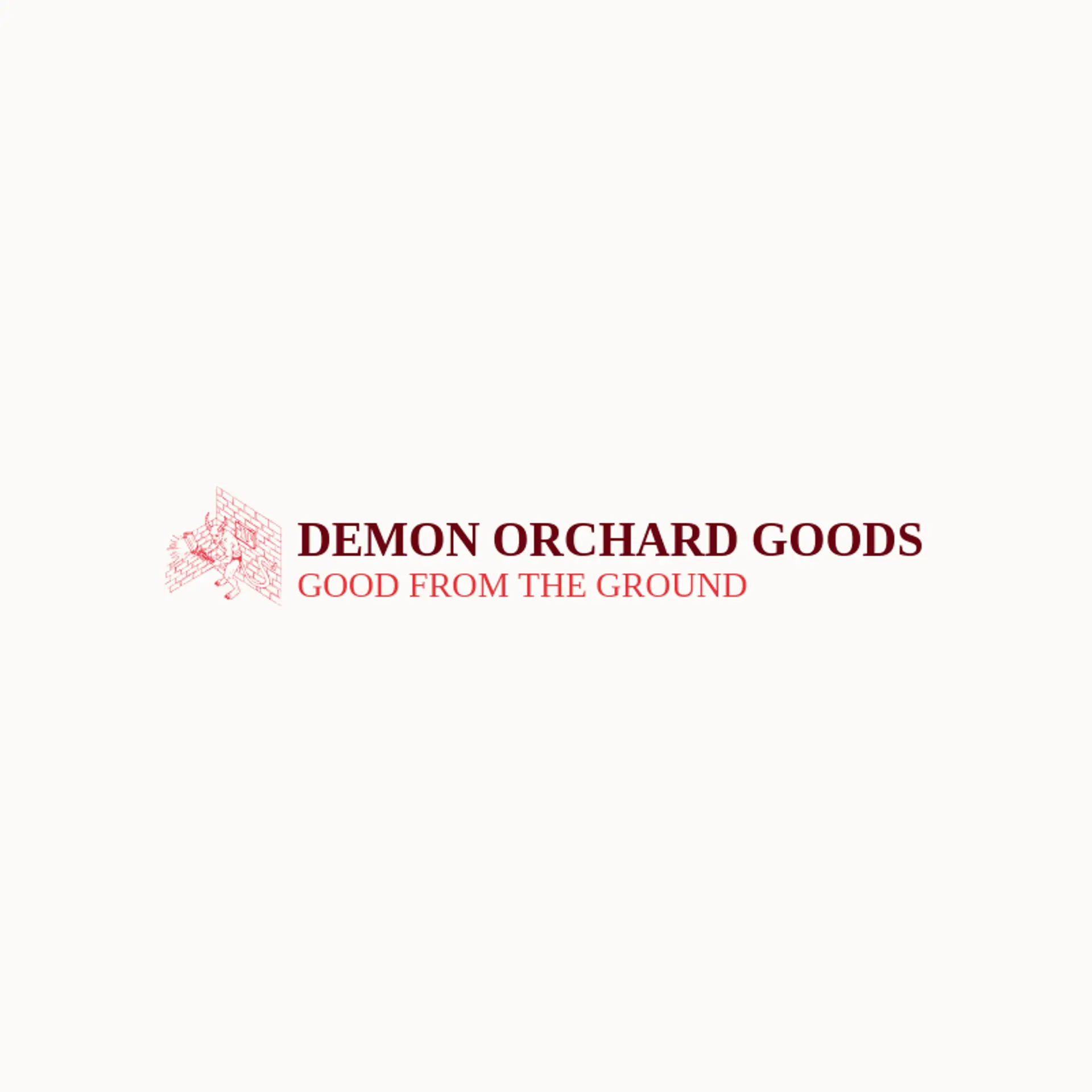 Demon Orchard Goods logo for demon