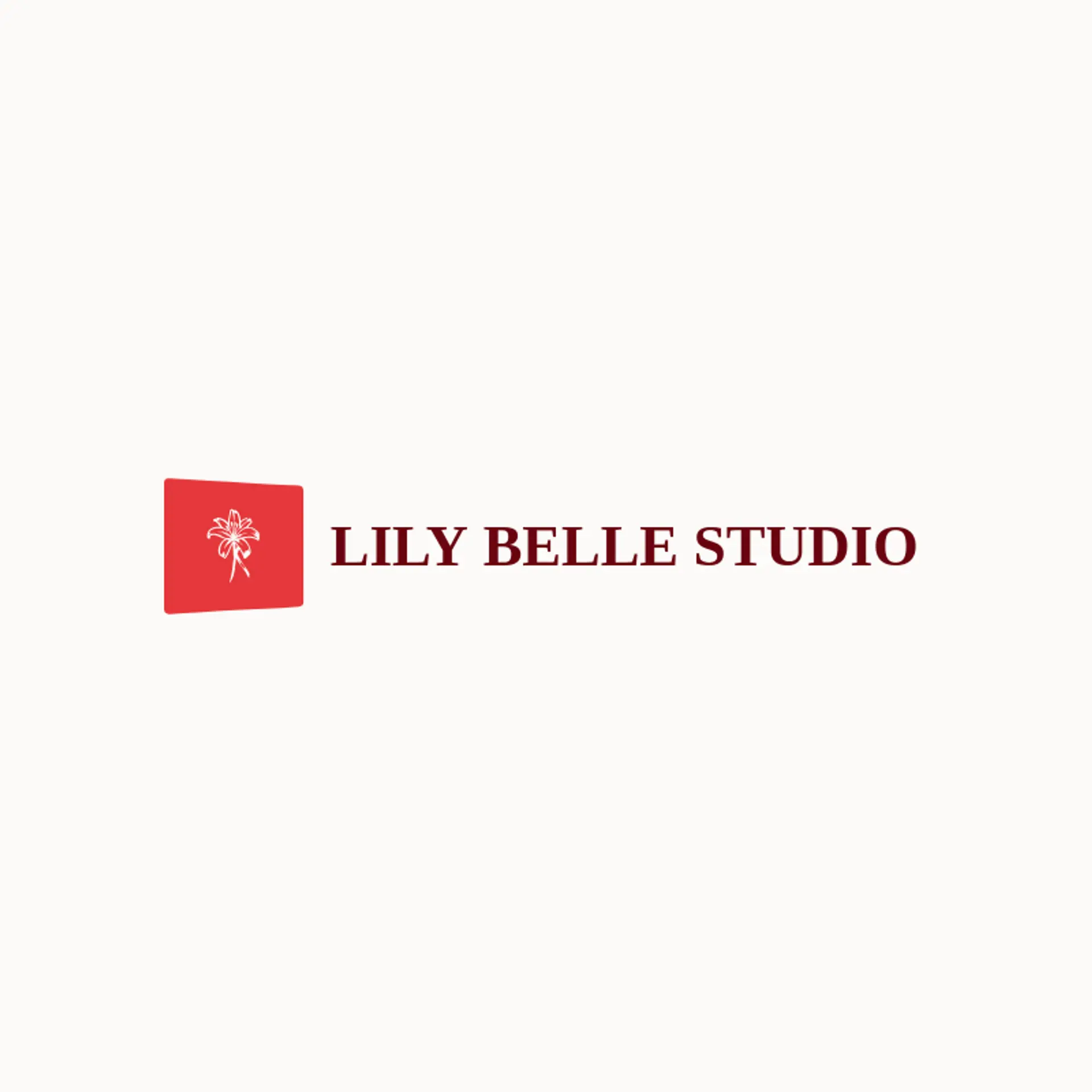 Lily Belle Studio logo for lily