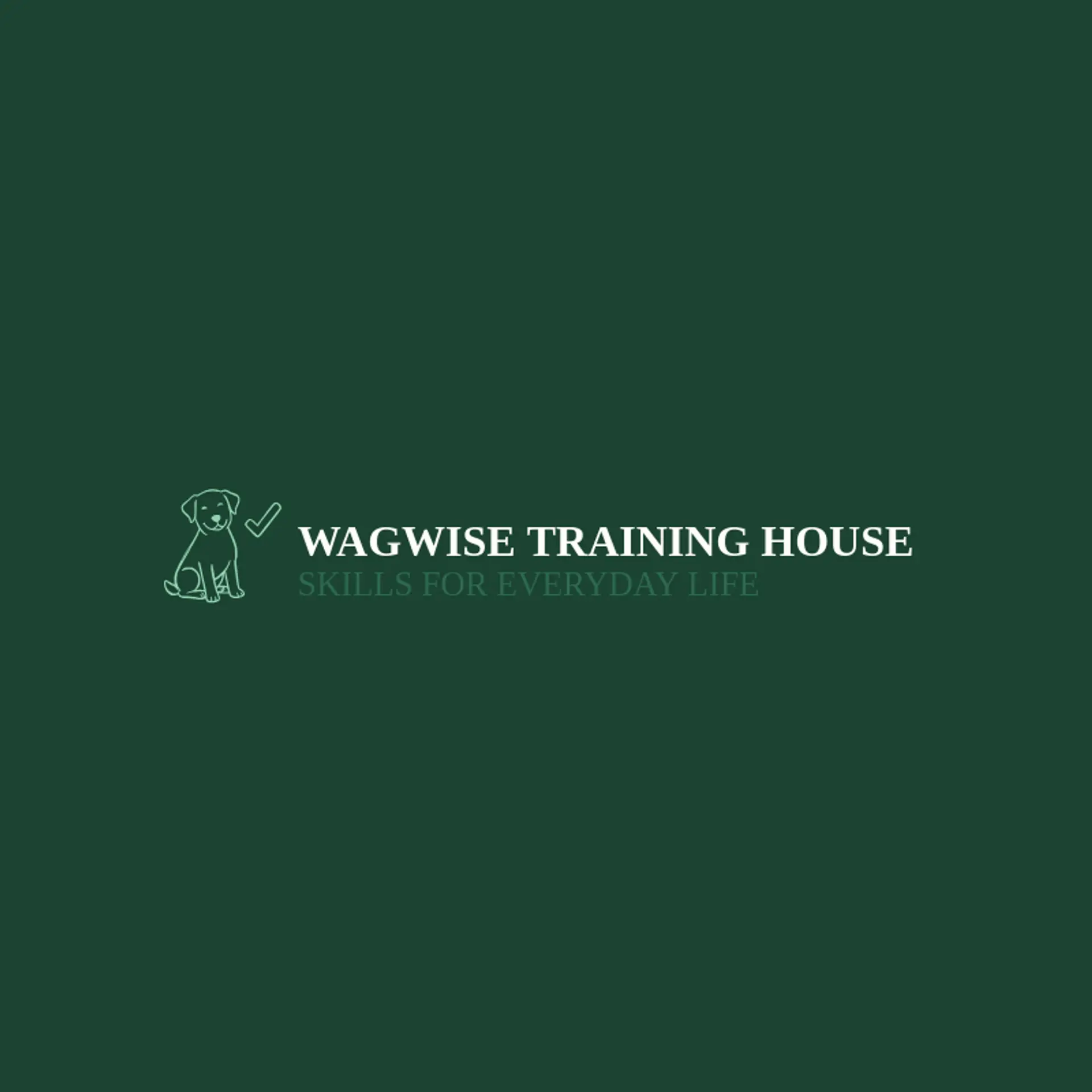 Wagwise Training House logo for dog training