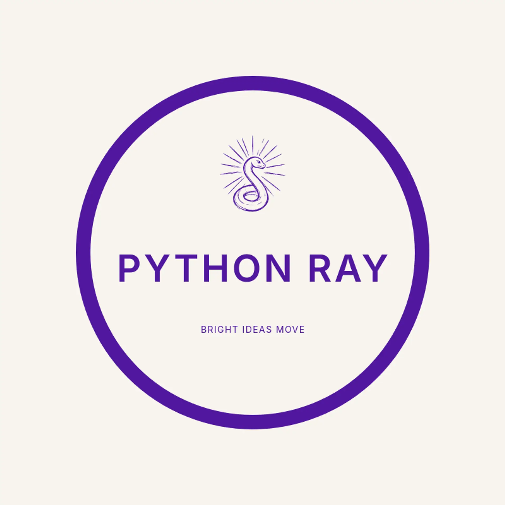 Python Ray logo for snake