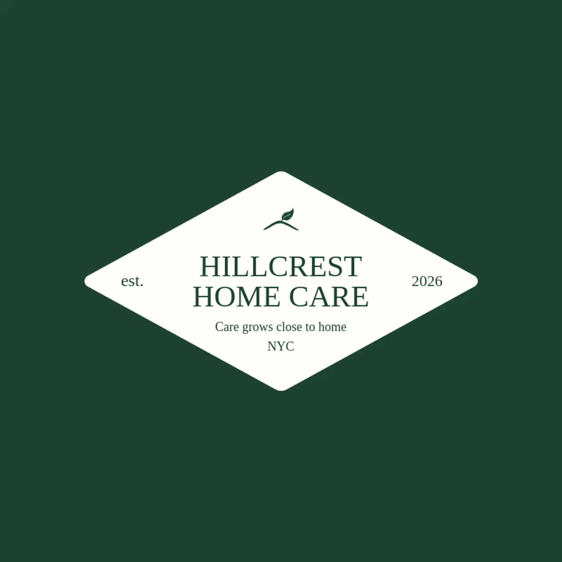 Hillcrest Home Care logo for hill