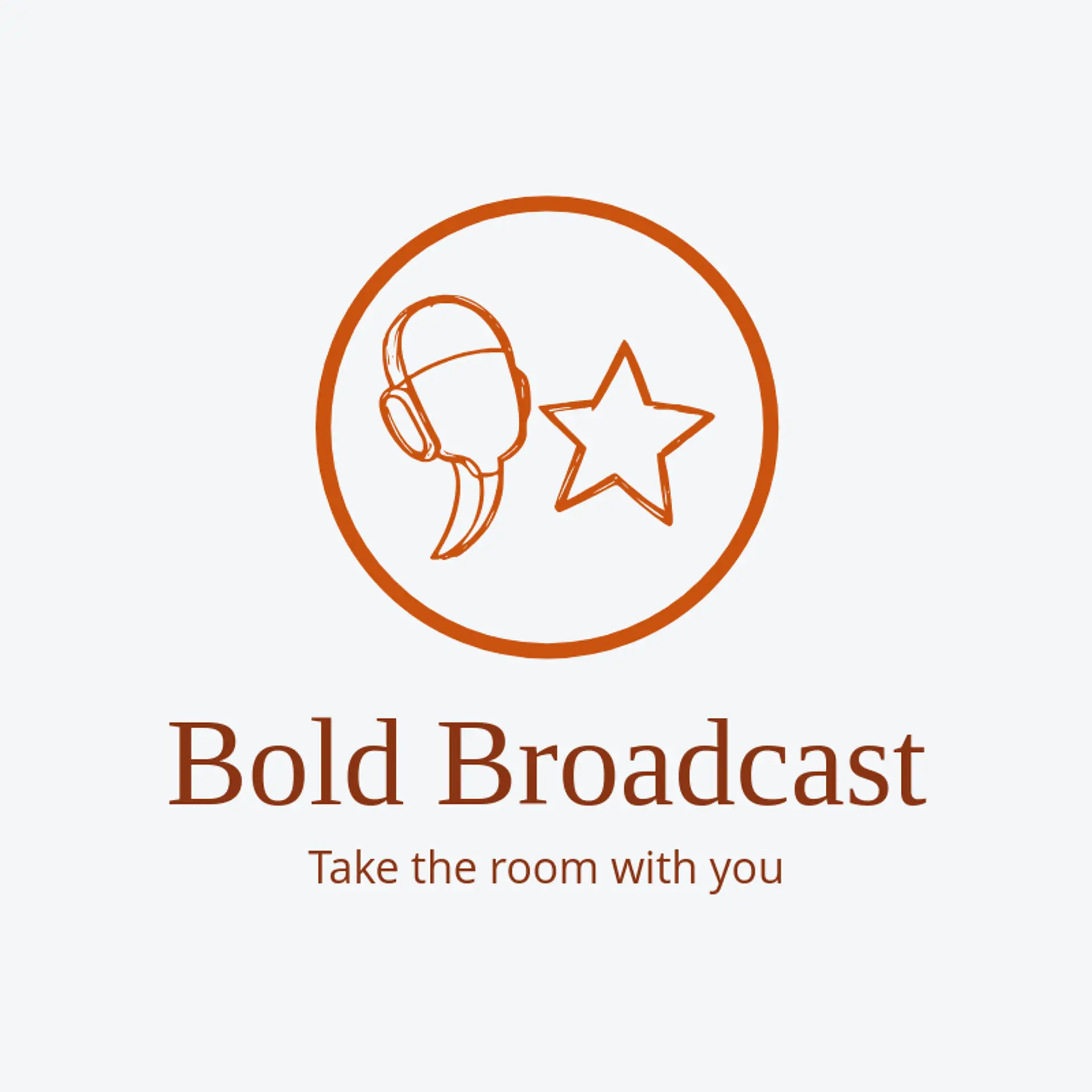 Bold Broadcast logo for voice